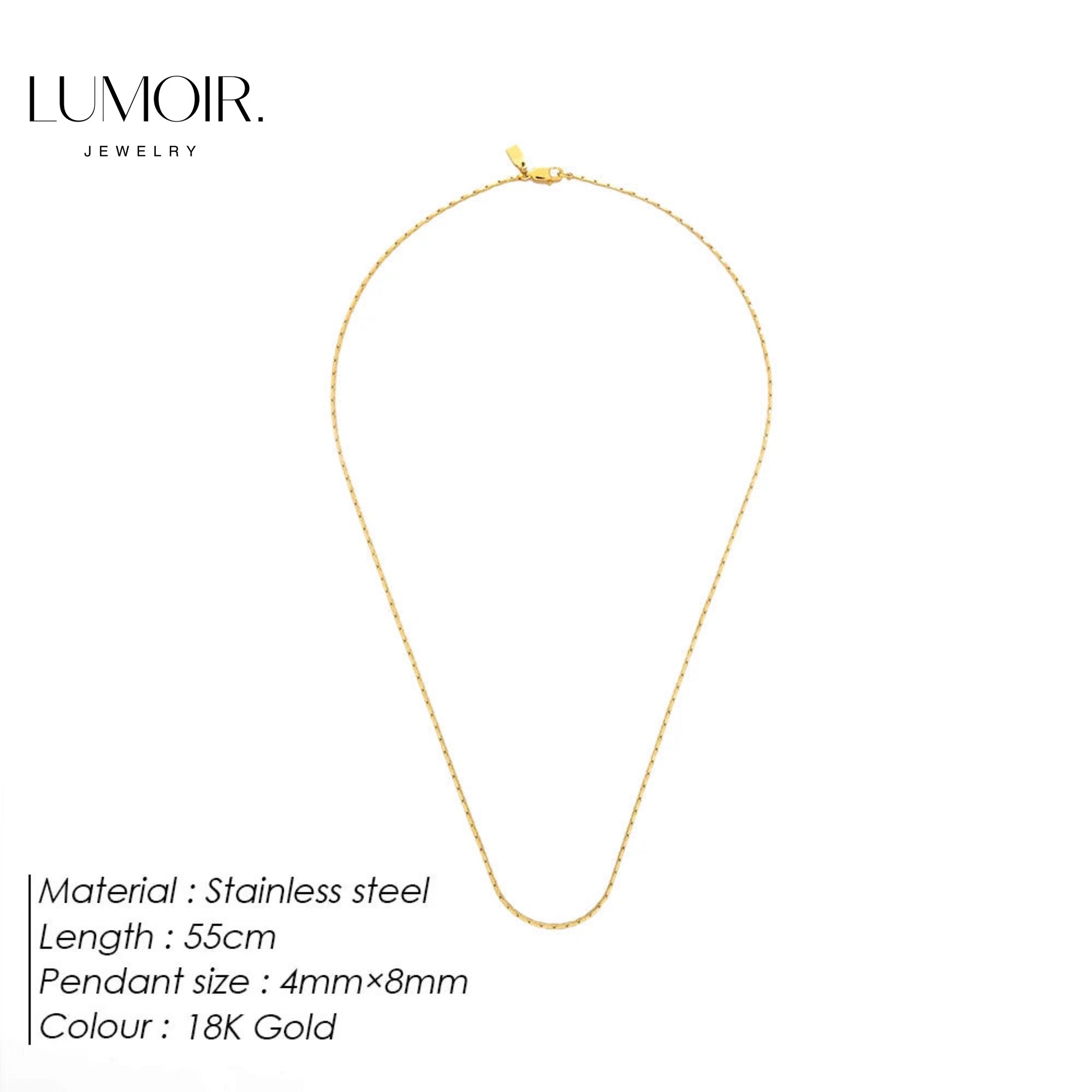 Personalized stainless steel necklace Fabrizio