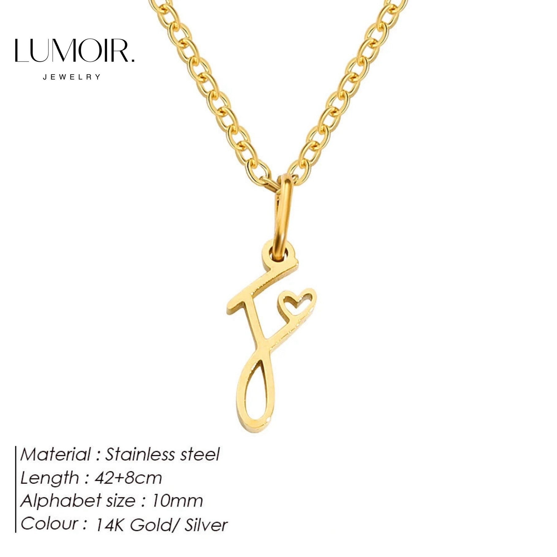 Personalized stainless steel necklace Venice