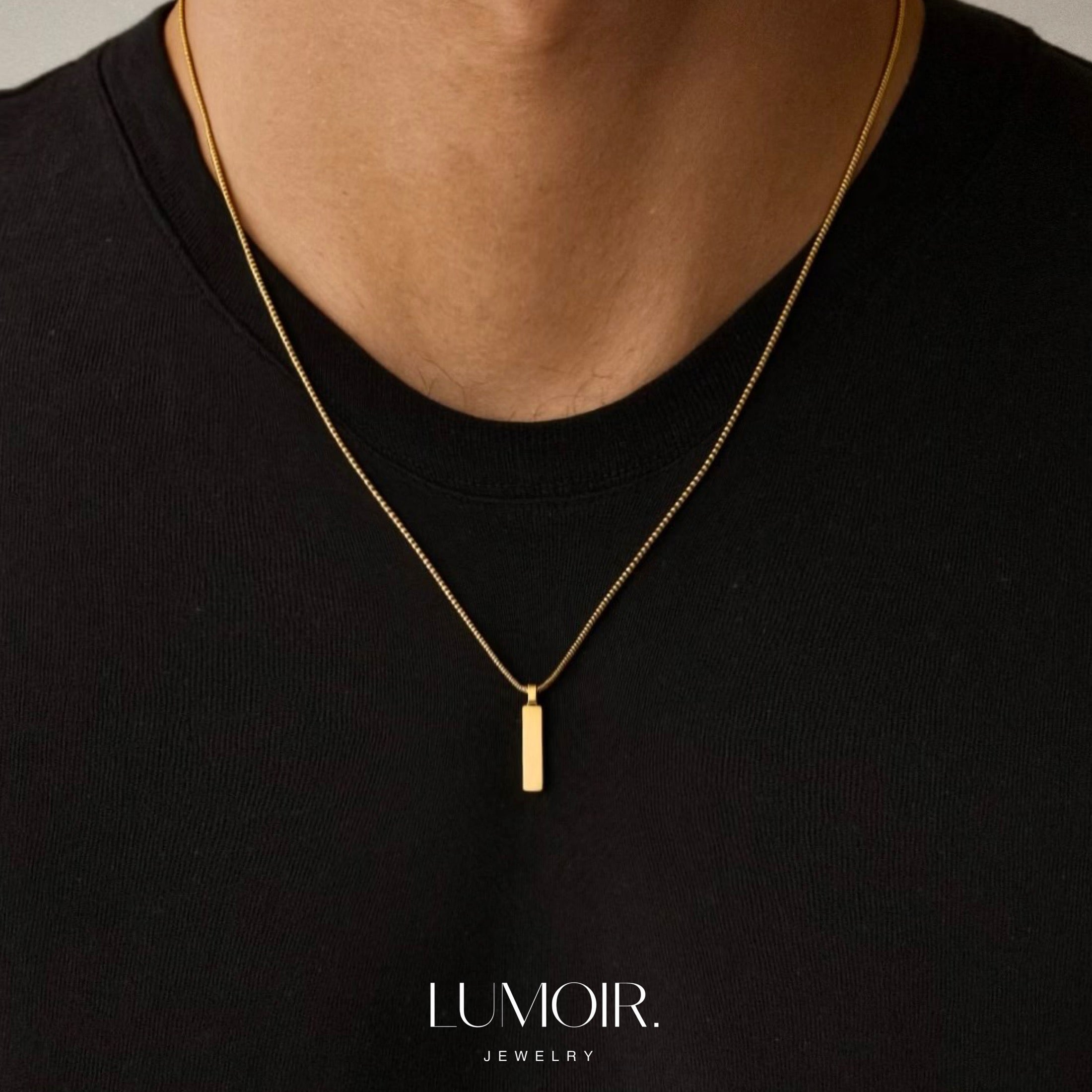 Personalized stainless steel necklace Enzo