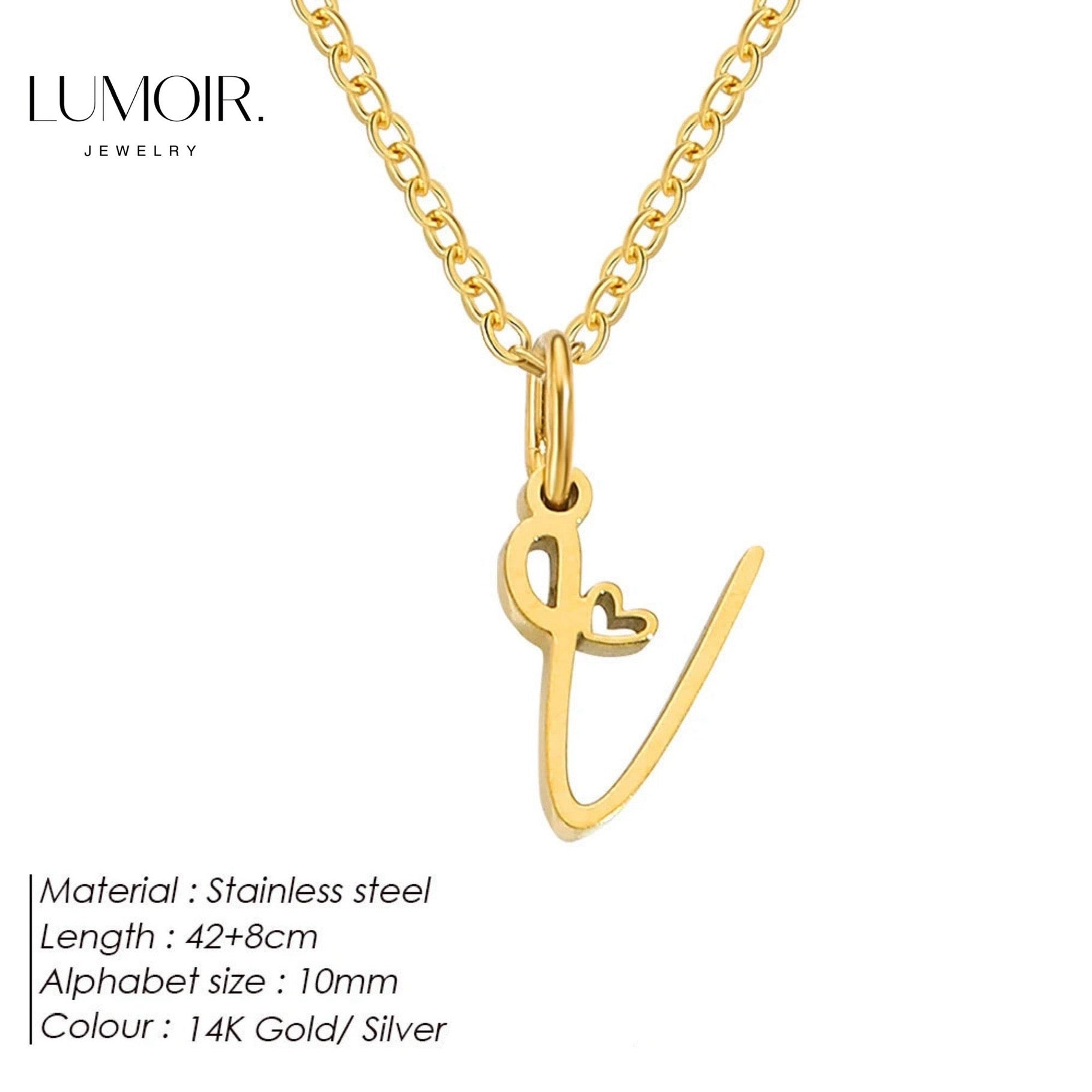 Personalized stainless steel necklace Venice