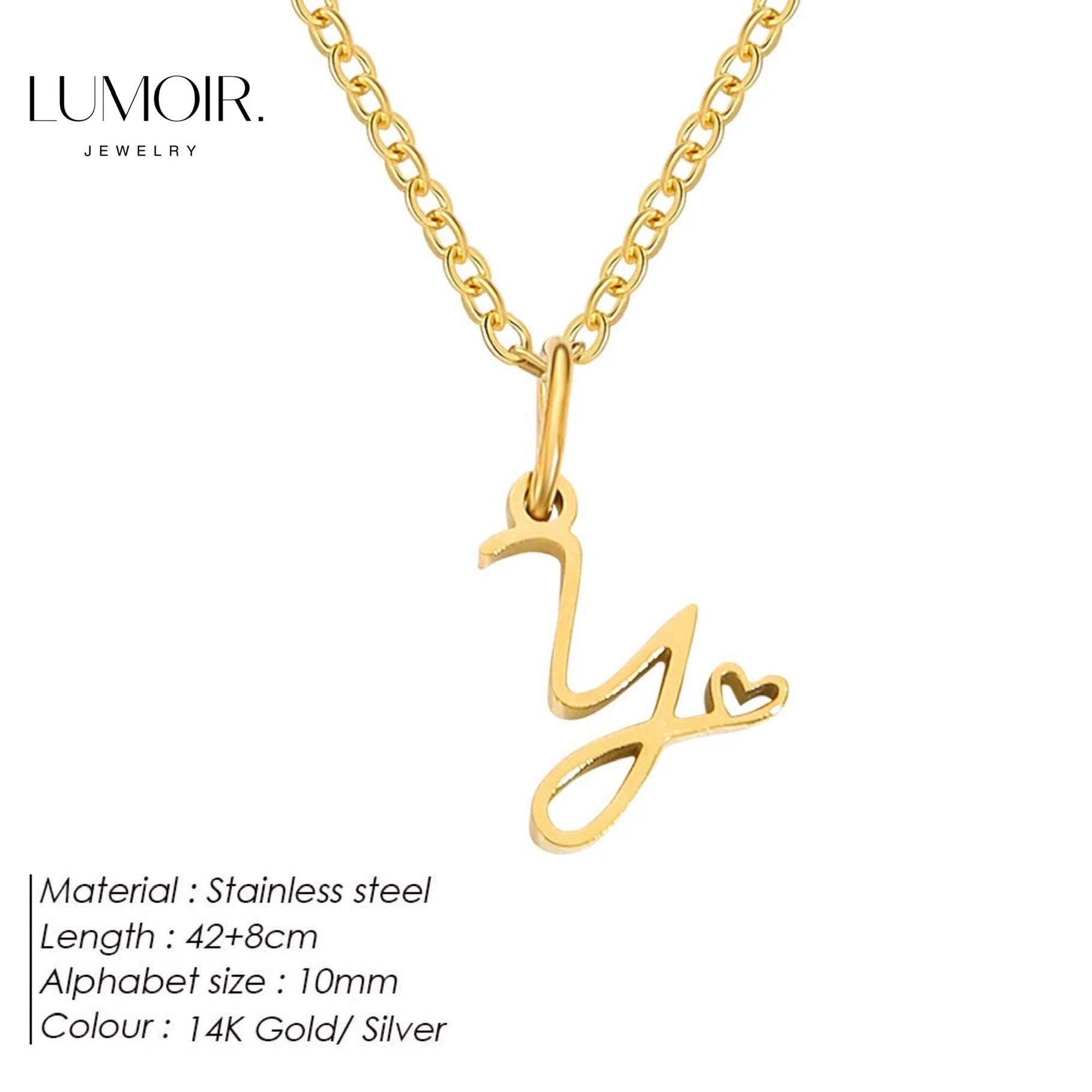 Personalized stainless steel necklace Venice