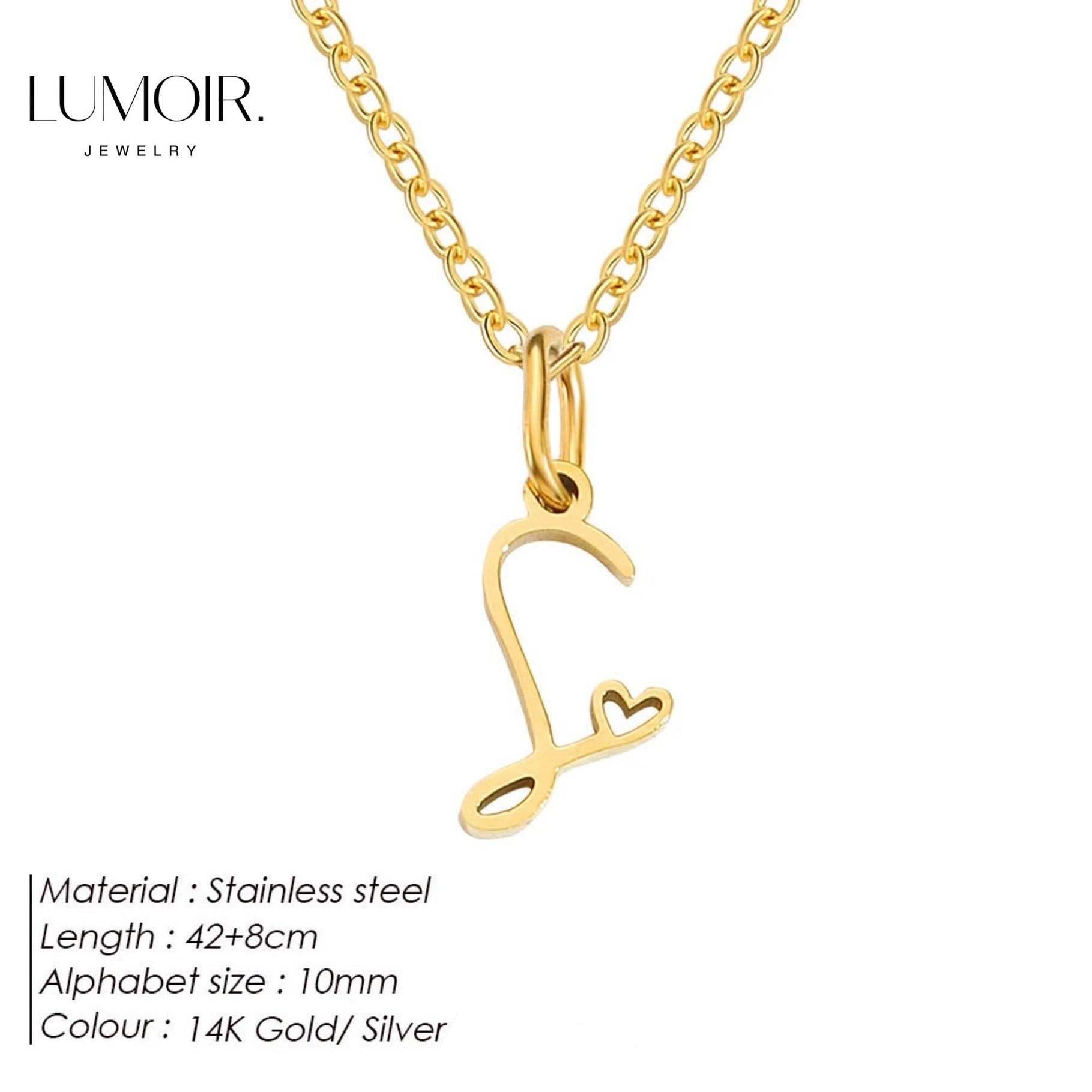 Personalized stainless steel necklace Venice