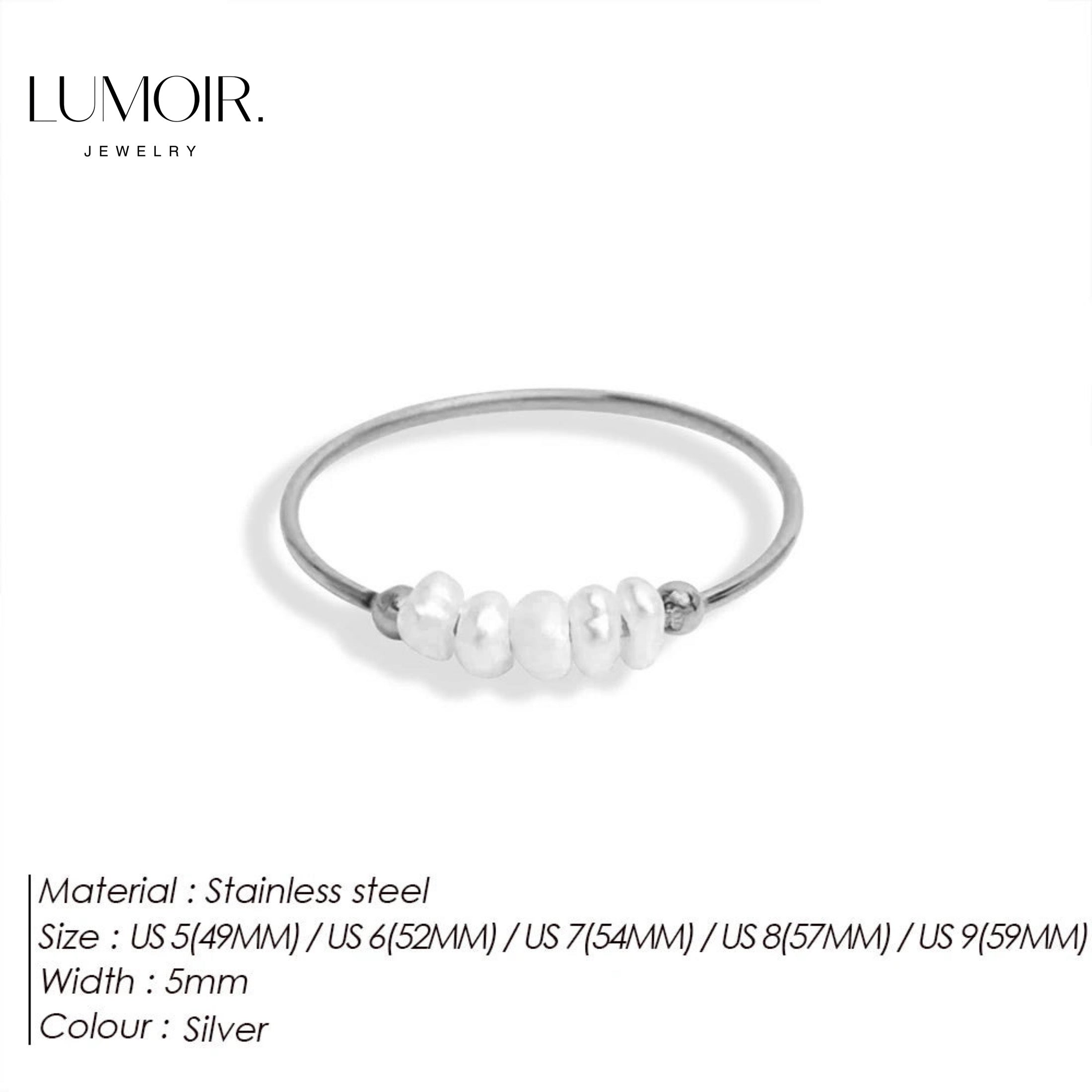 Nuria pearl ring