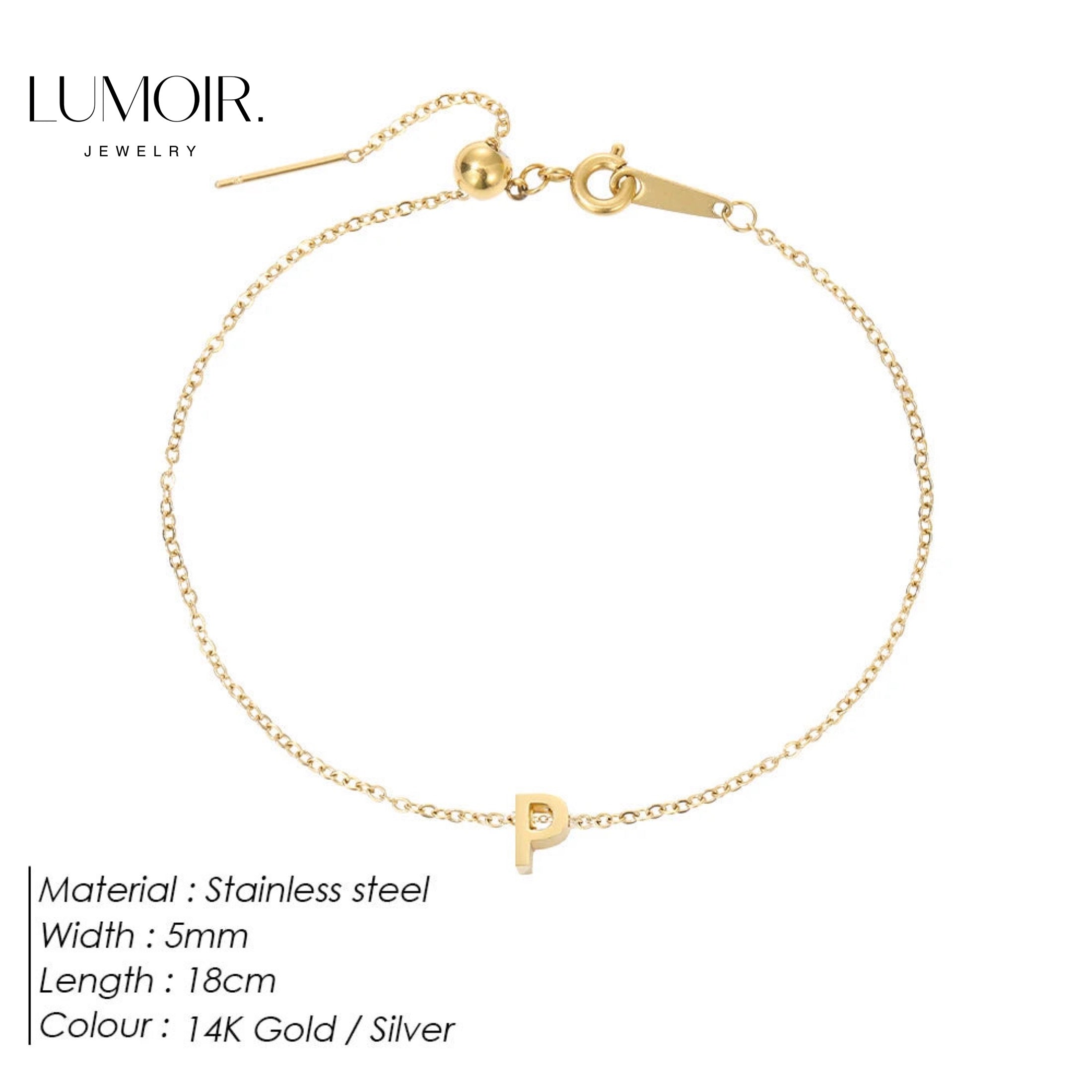 Personalized stainless steel bracelet Chloé