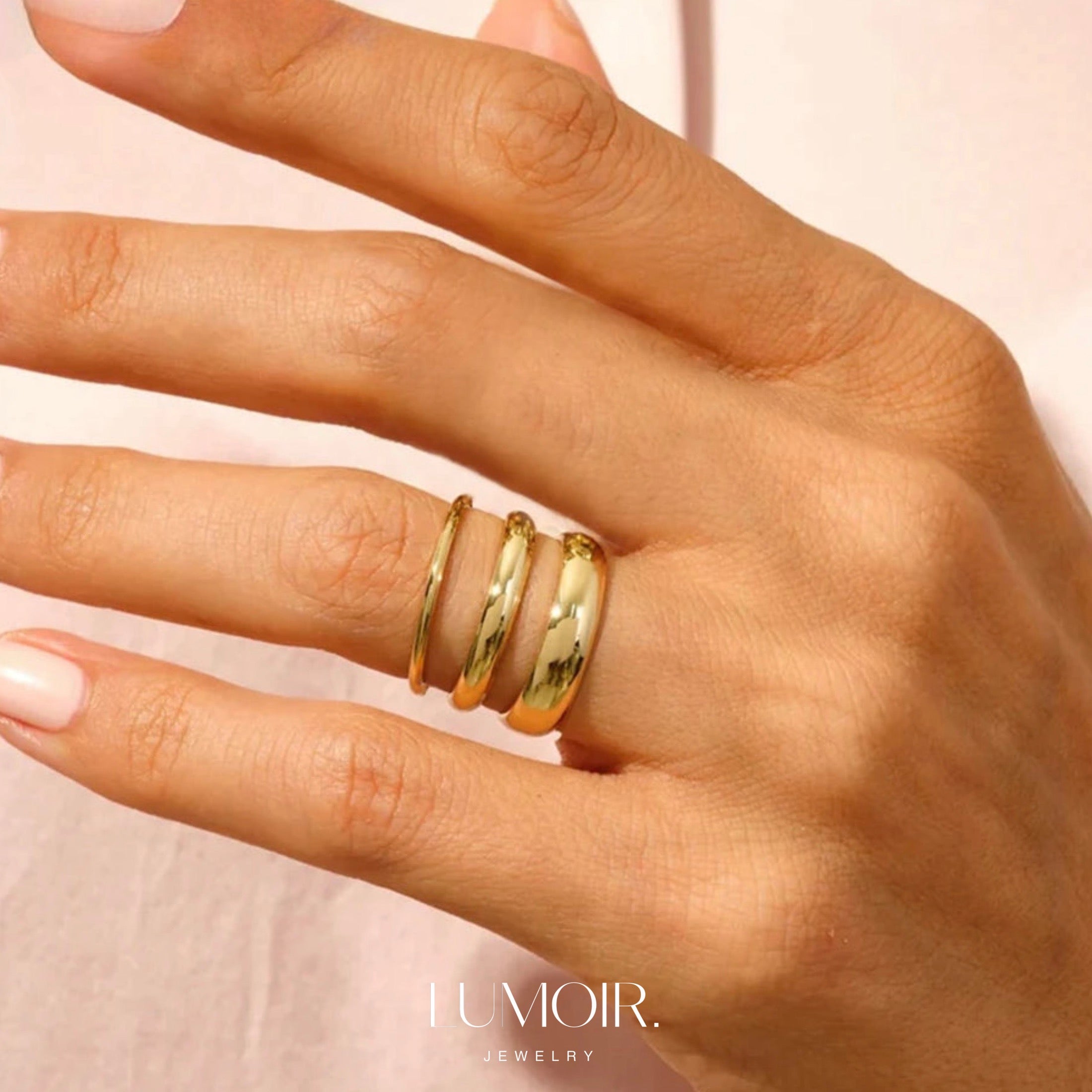 Stainless steel ring Thea