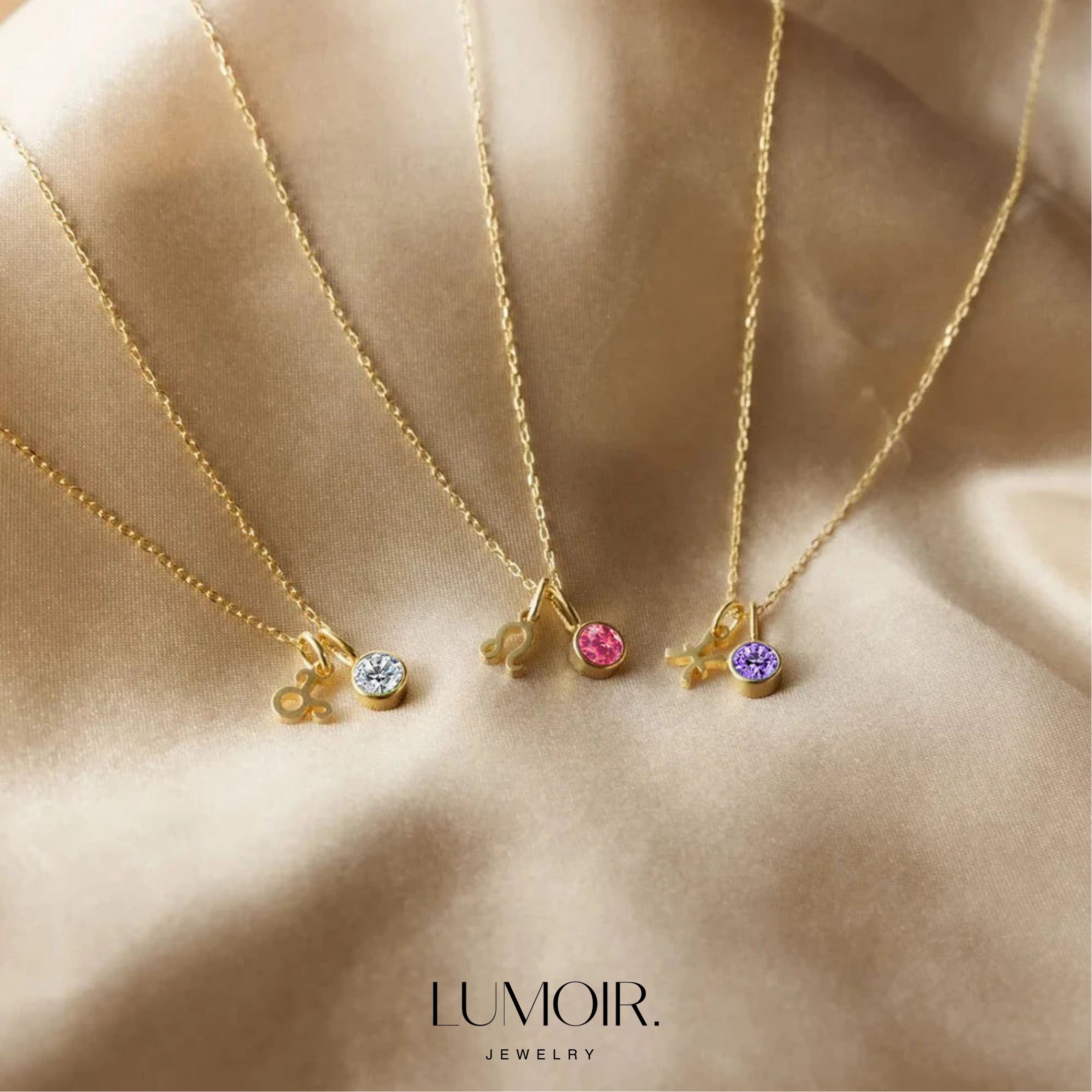 Birthstone necklace Rahel
