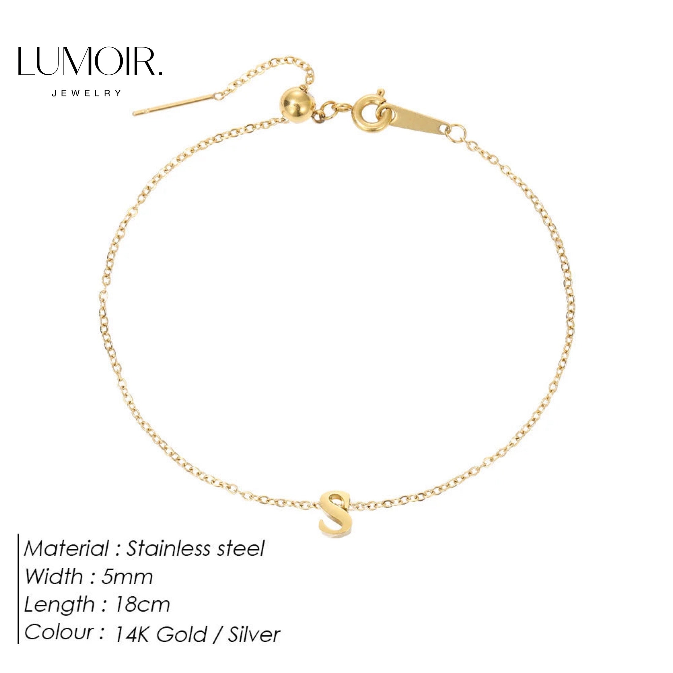 Personalized stainless steel bracelet Chloé