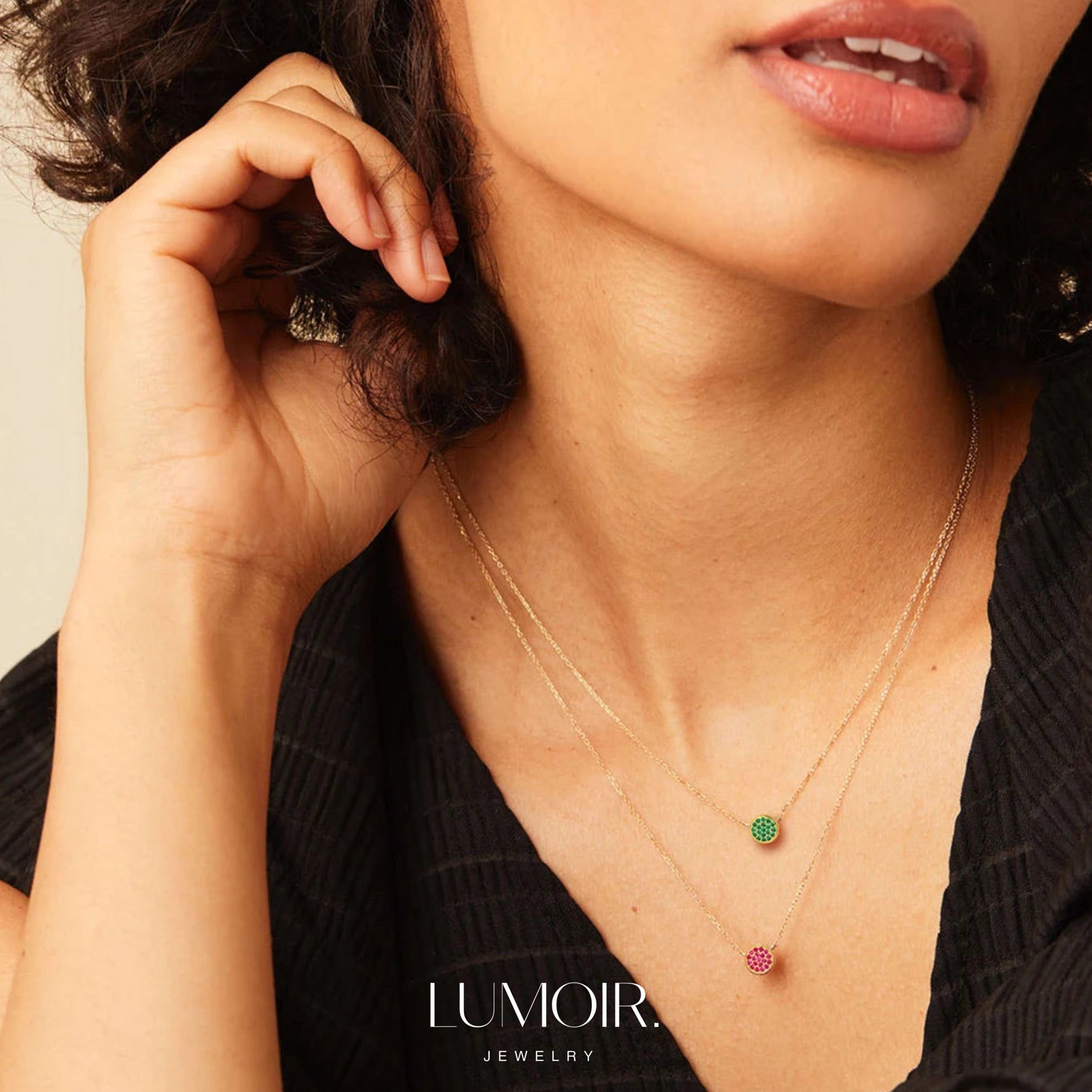 Birthstone necklace Elina
