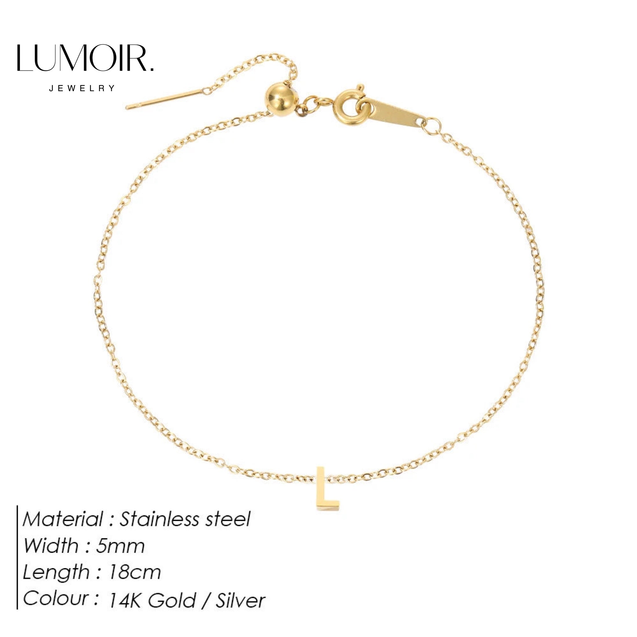 Personalized stainless steel bracelet Chloé