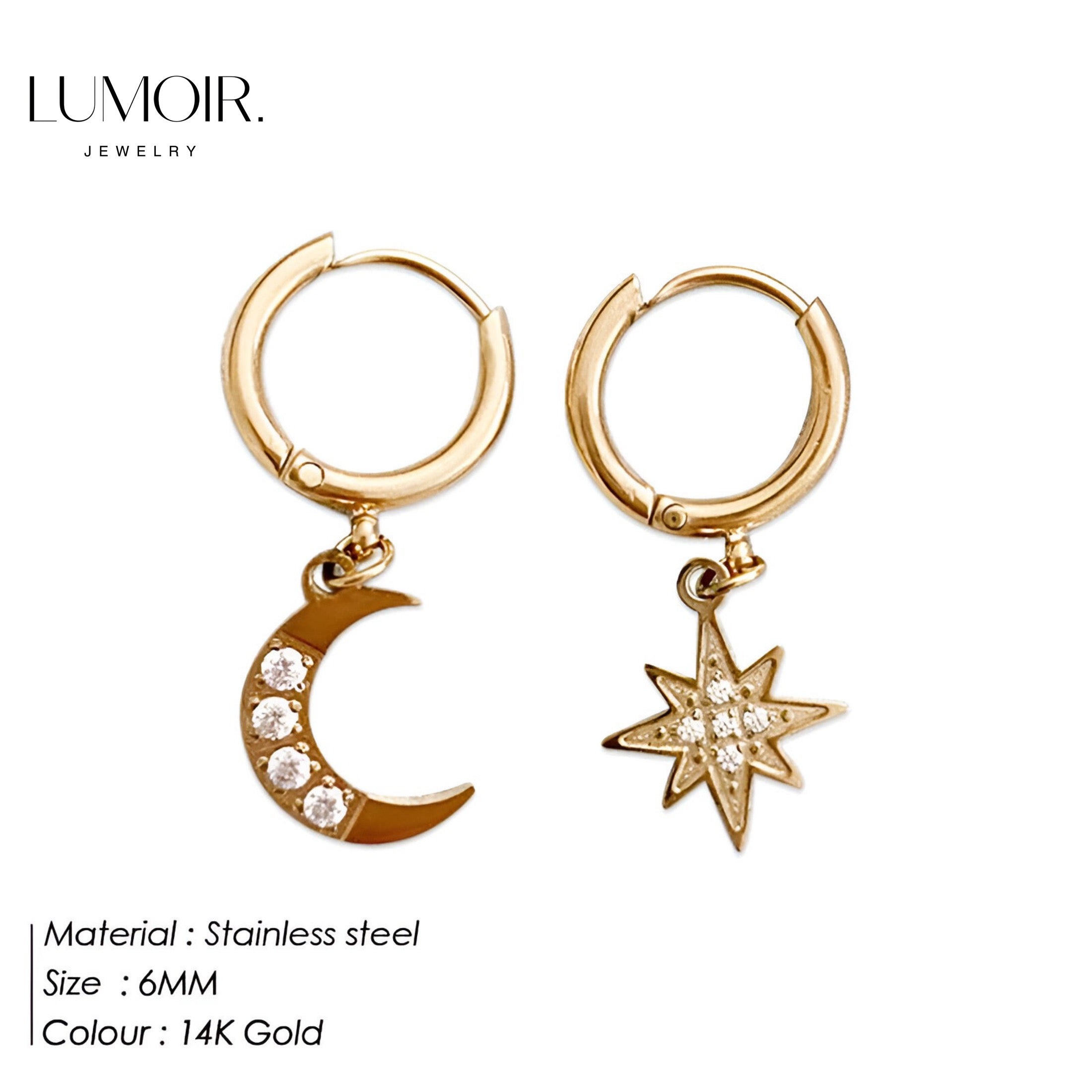 Stainless steel earrings Camilla