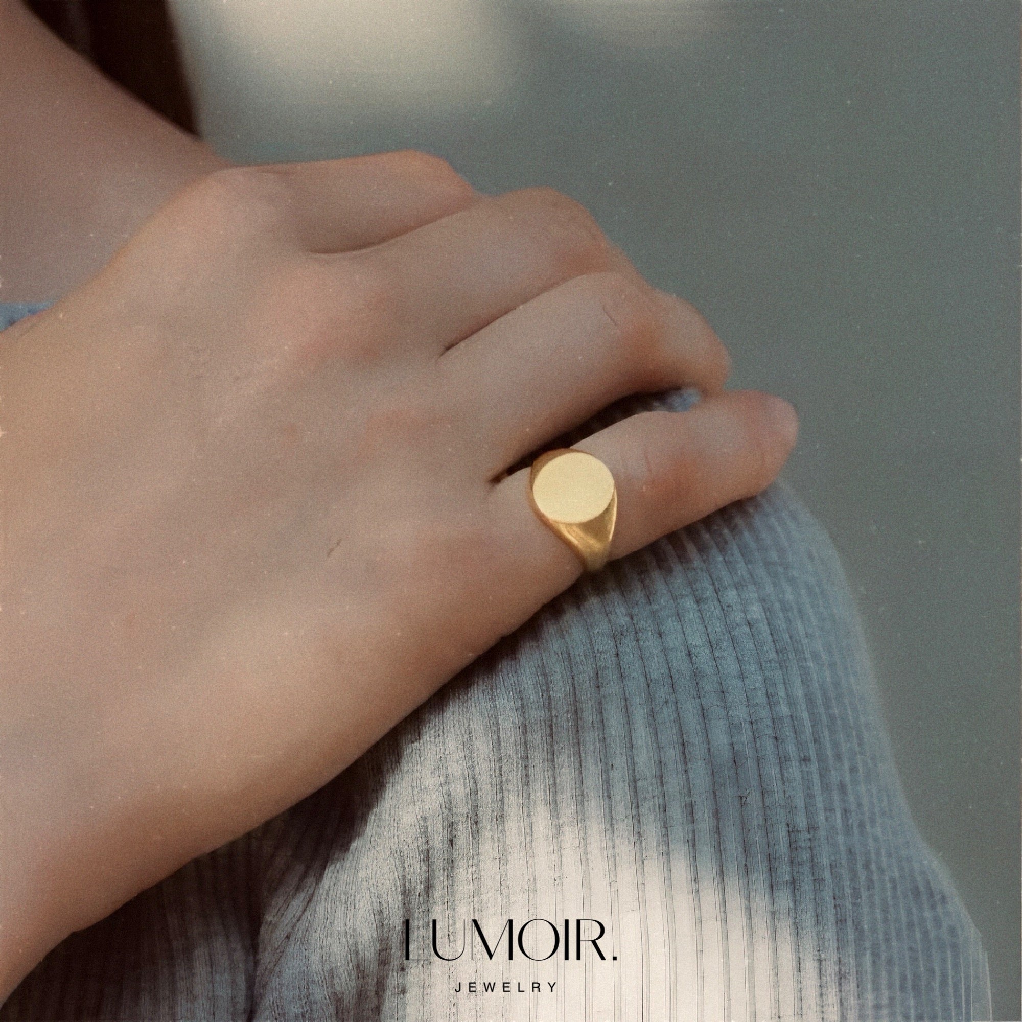 Stainless steel ring Doux
