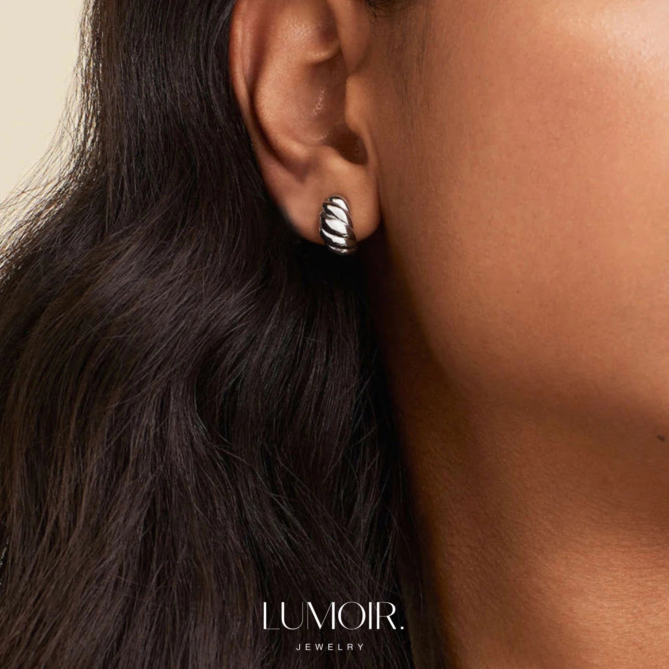Stainless steel earrings Orielle
