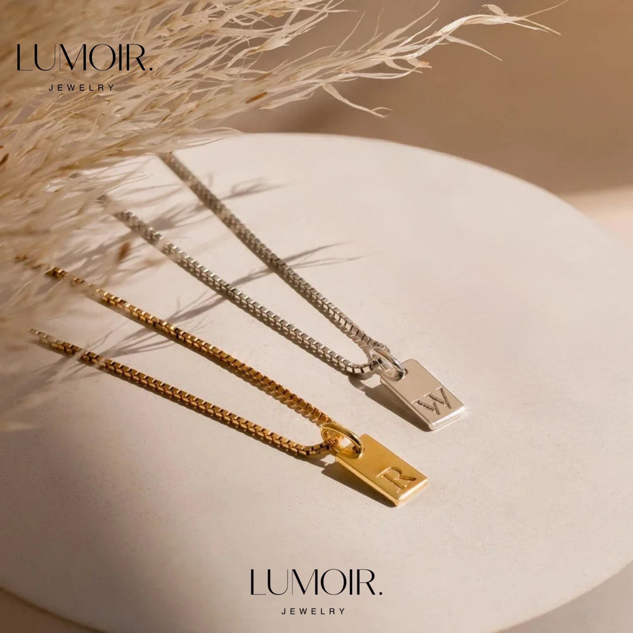 Personalized stainless steel necklace Luana