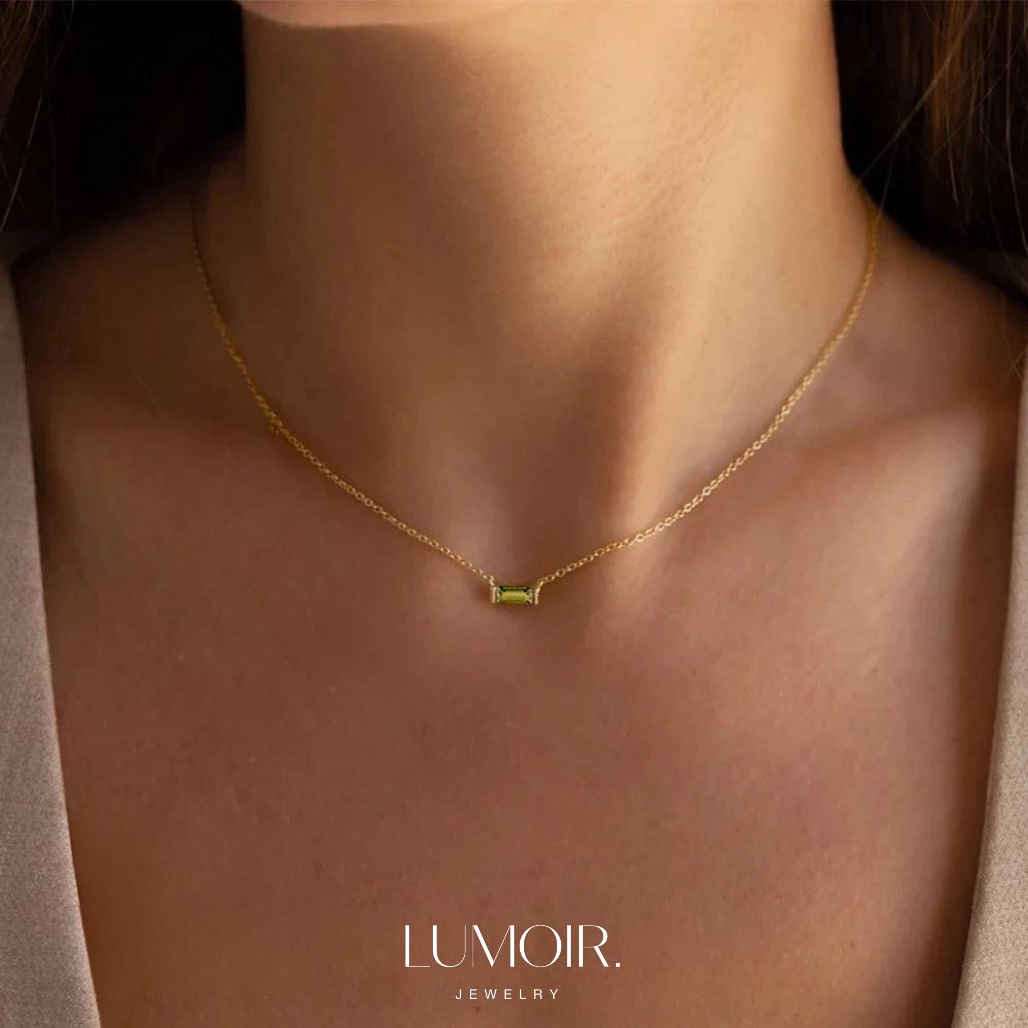 Aurora birthstone necklace