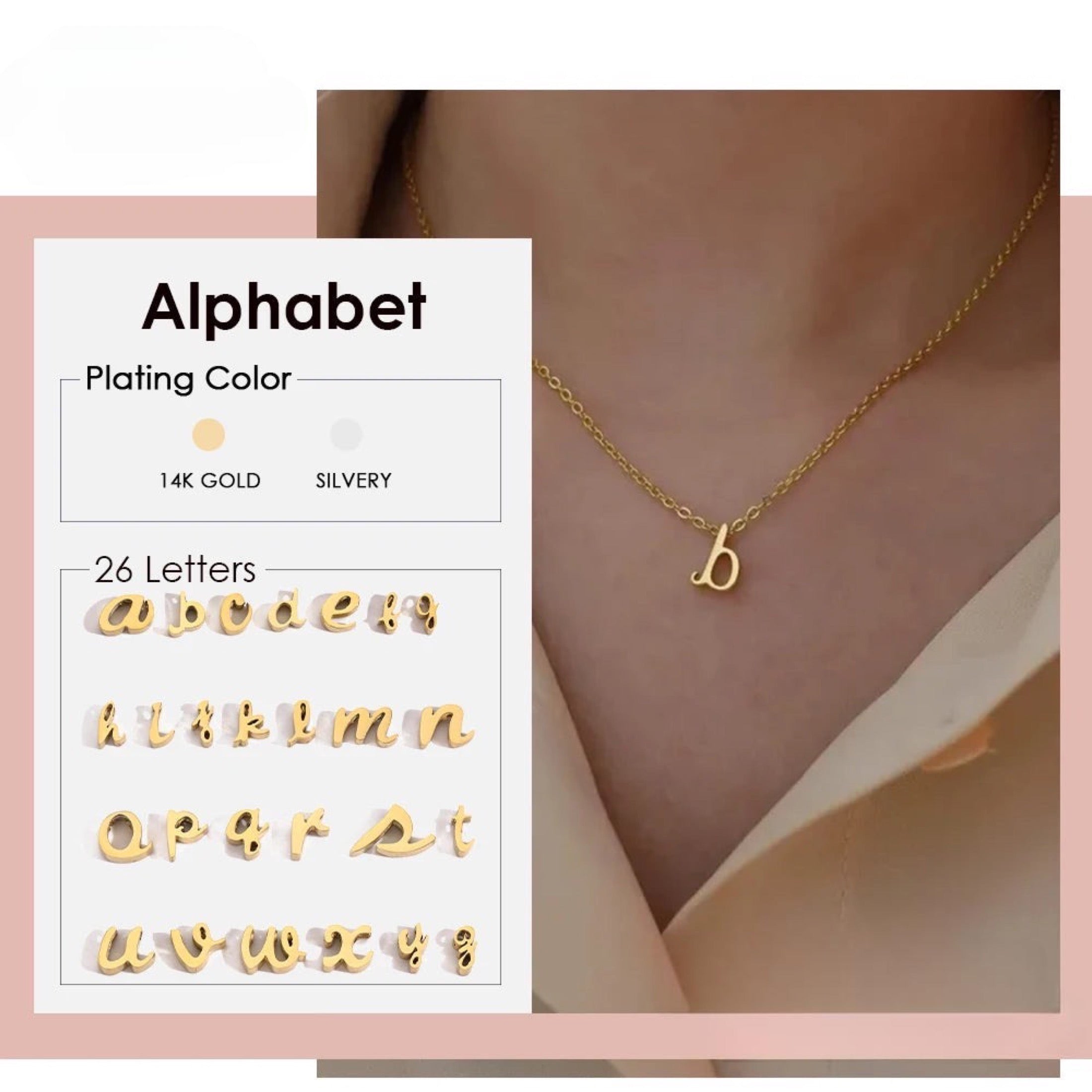 Personalized stainless steel necklace Adèle