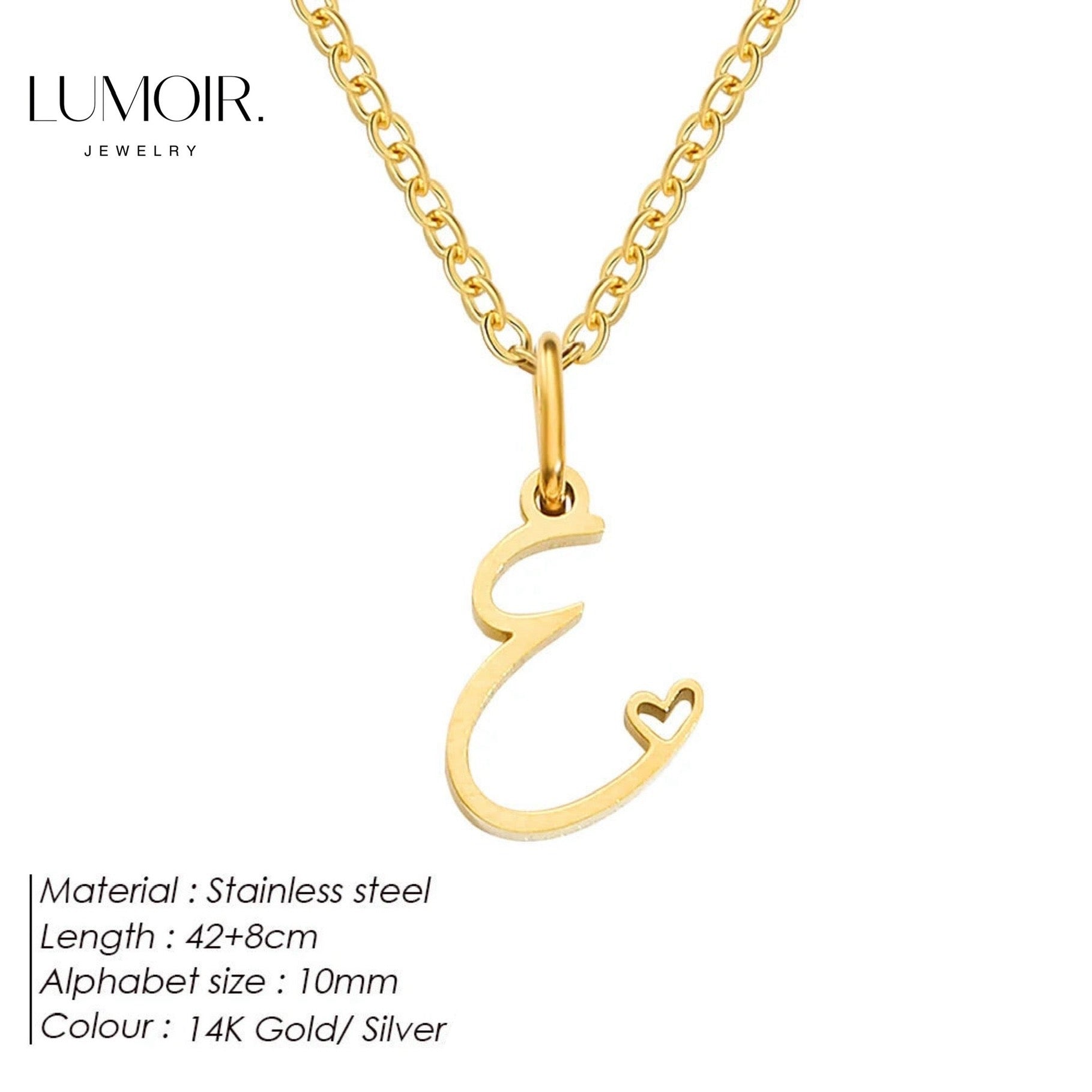 Personalized stainless steel necklace Venice