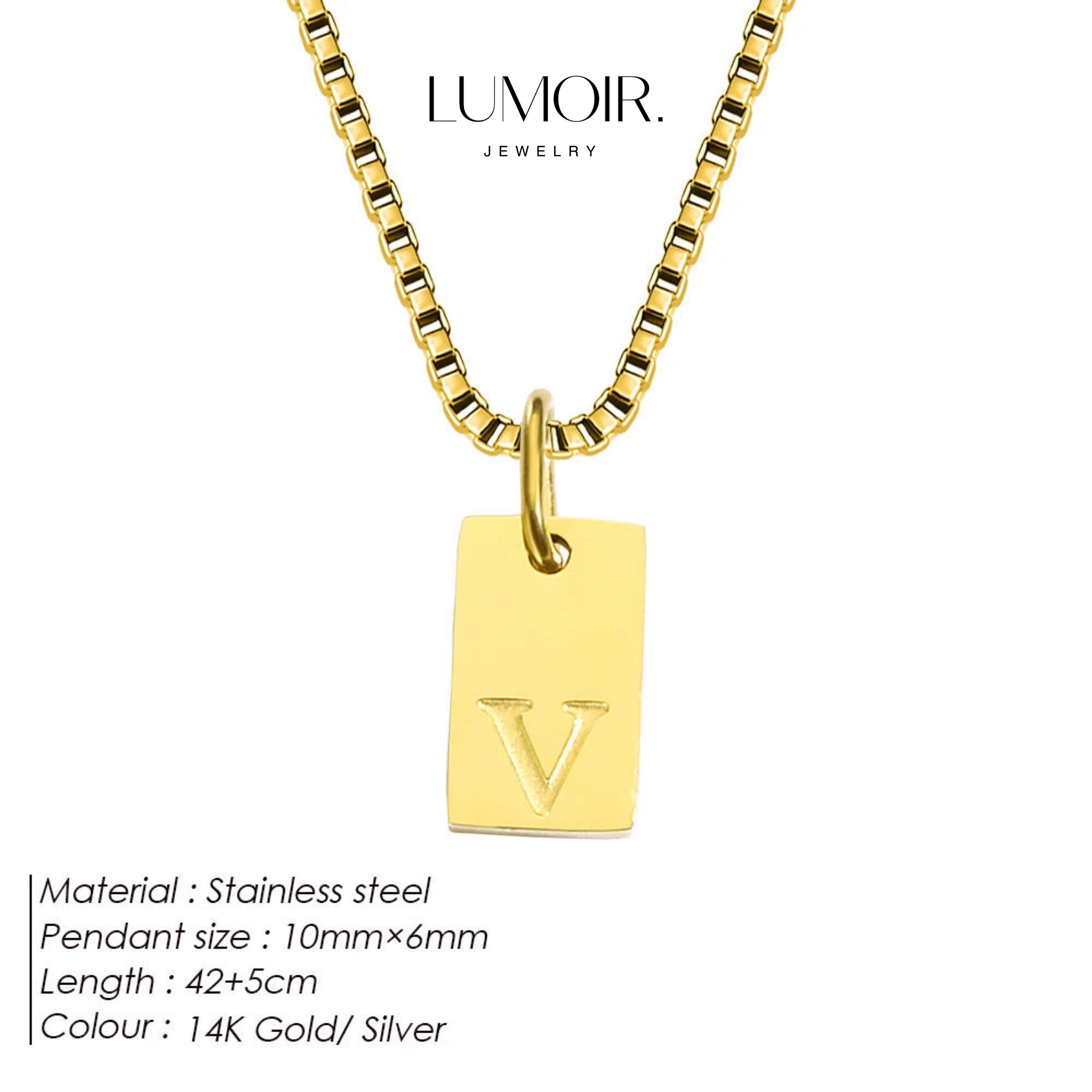 Personalized stainless steel necklace Luana