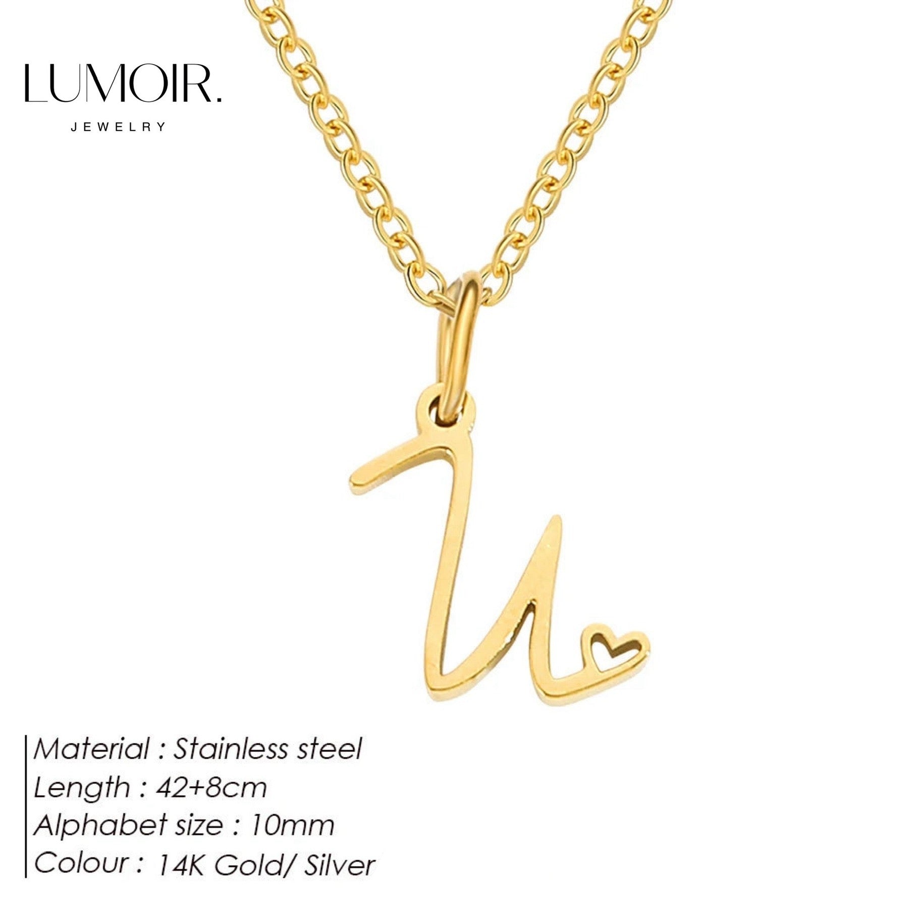 Personalized stainless steel necklace Venice