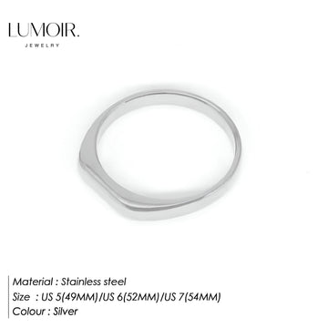 Edelstahl Ring Sunny
