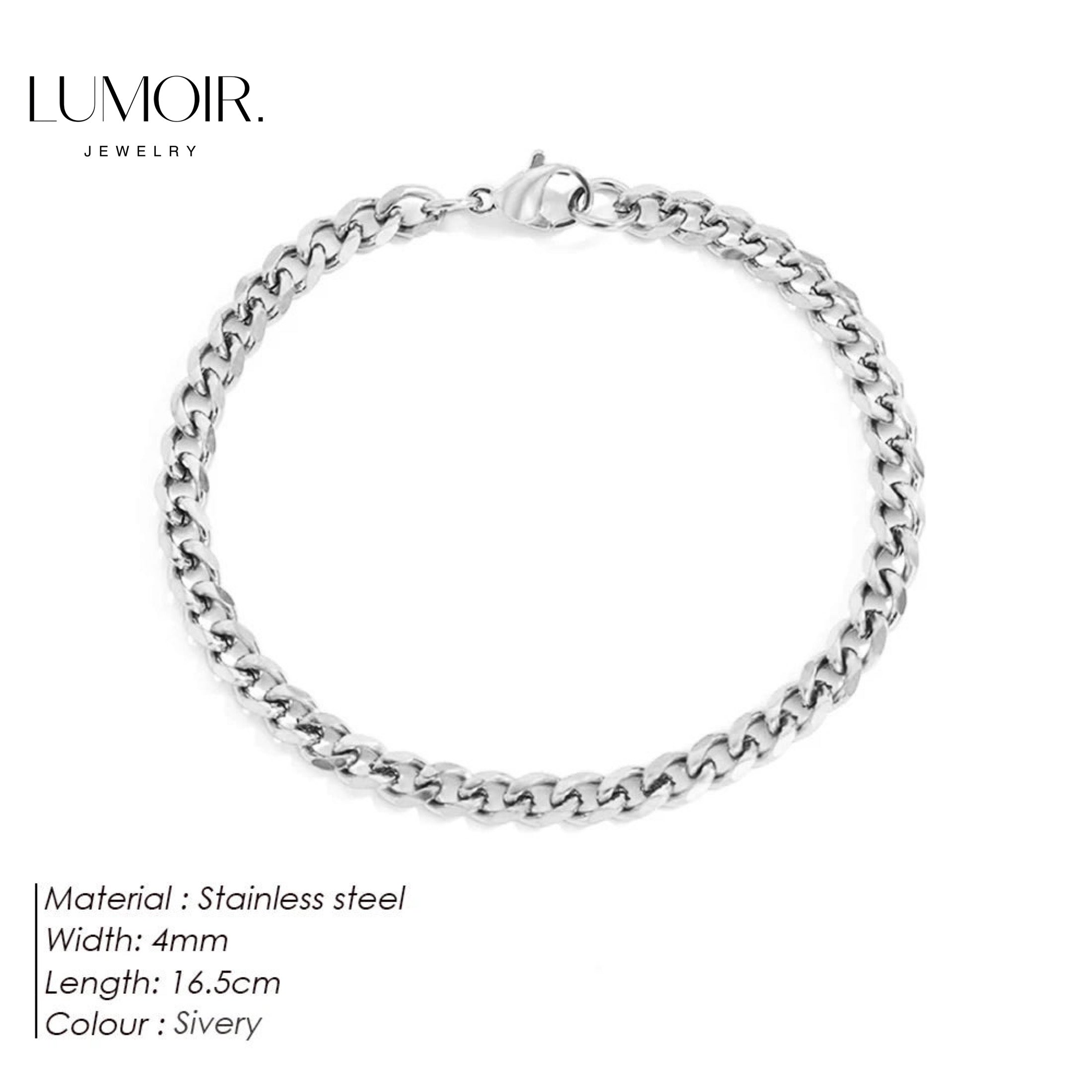 Stainless steel bracelet Nico