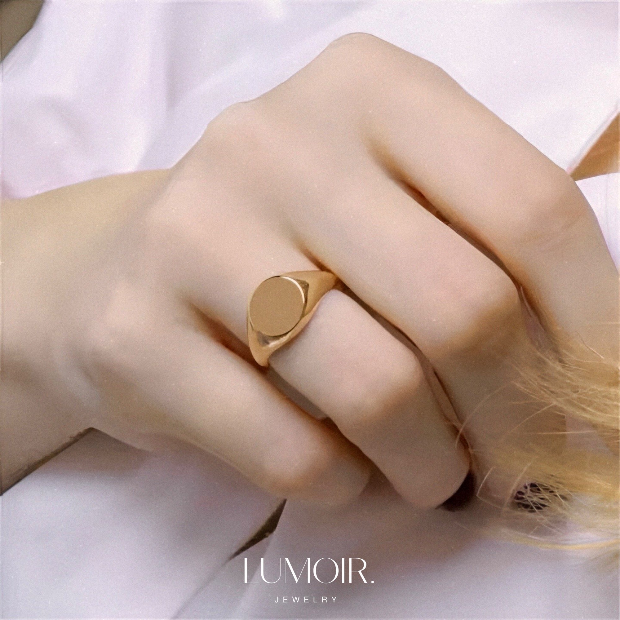 Stainless steel ring Doux