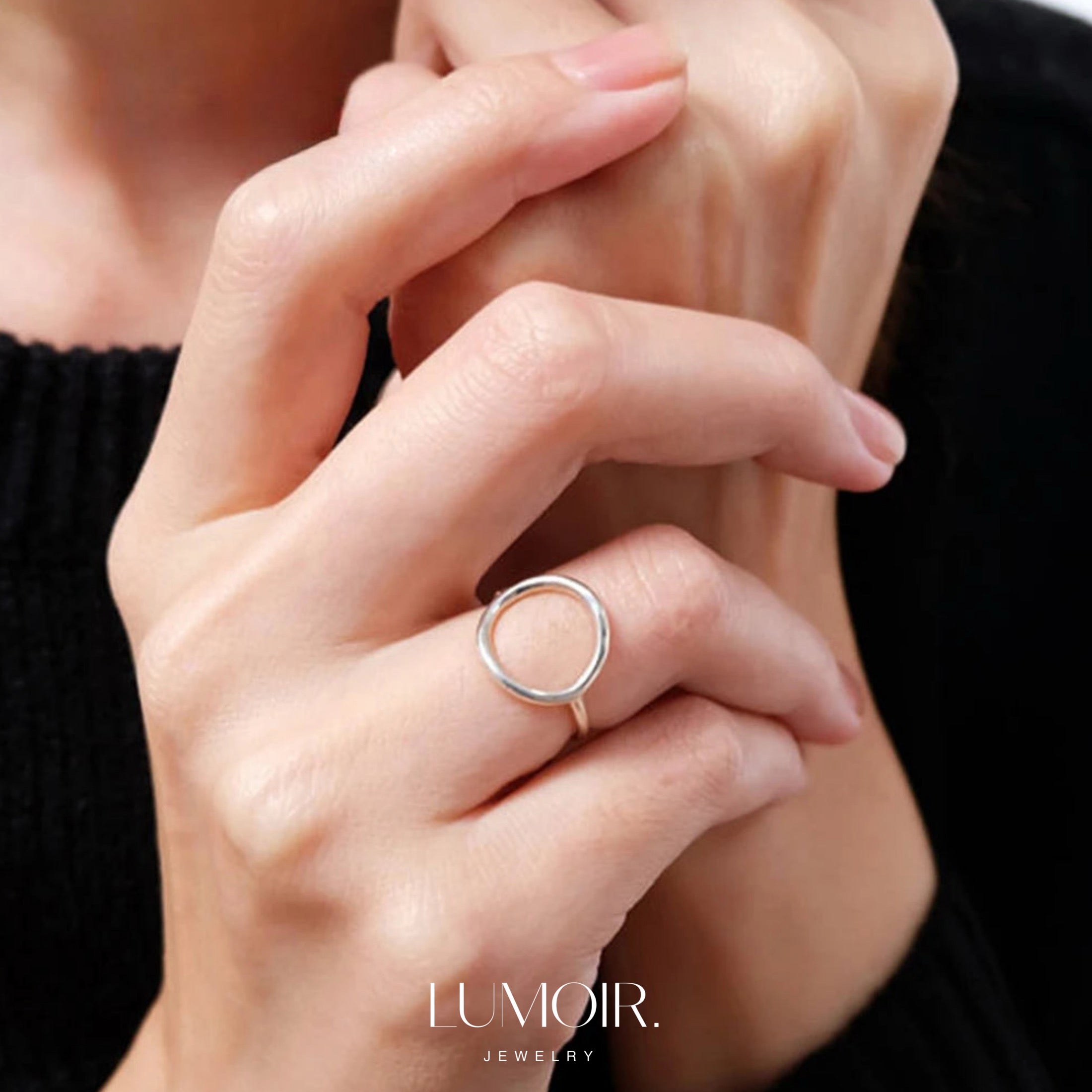 Stainless steel ring Oriana