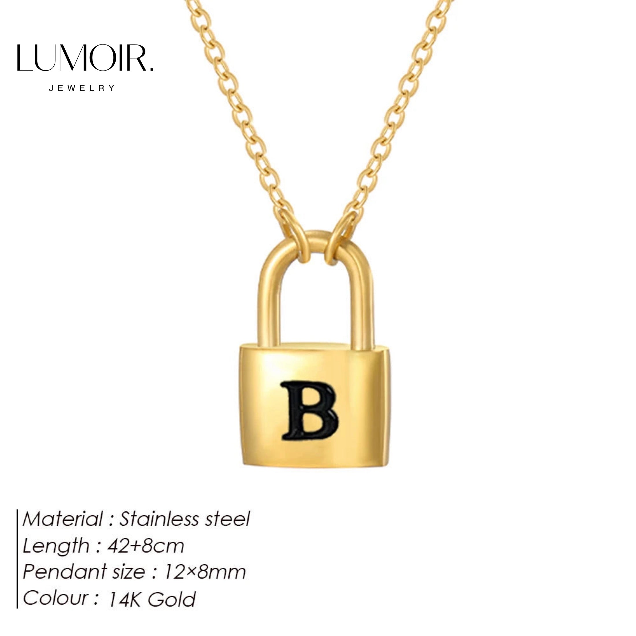 Personalized stainless steel necklace Sarah