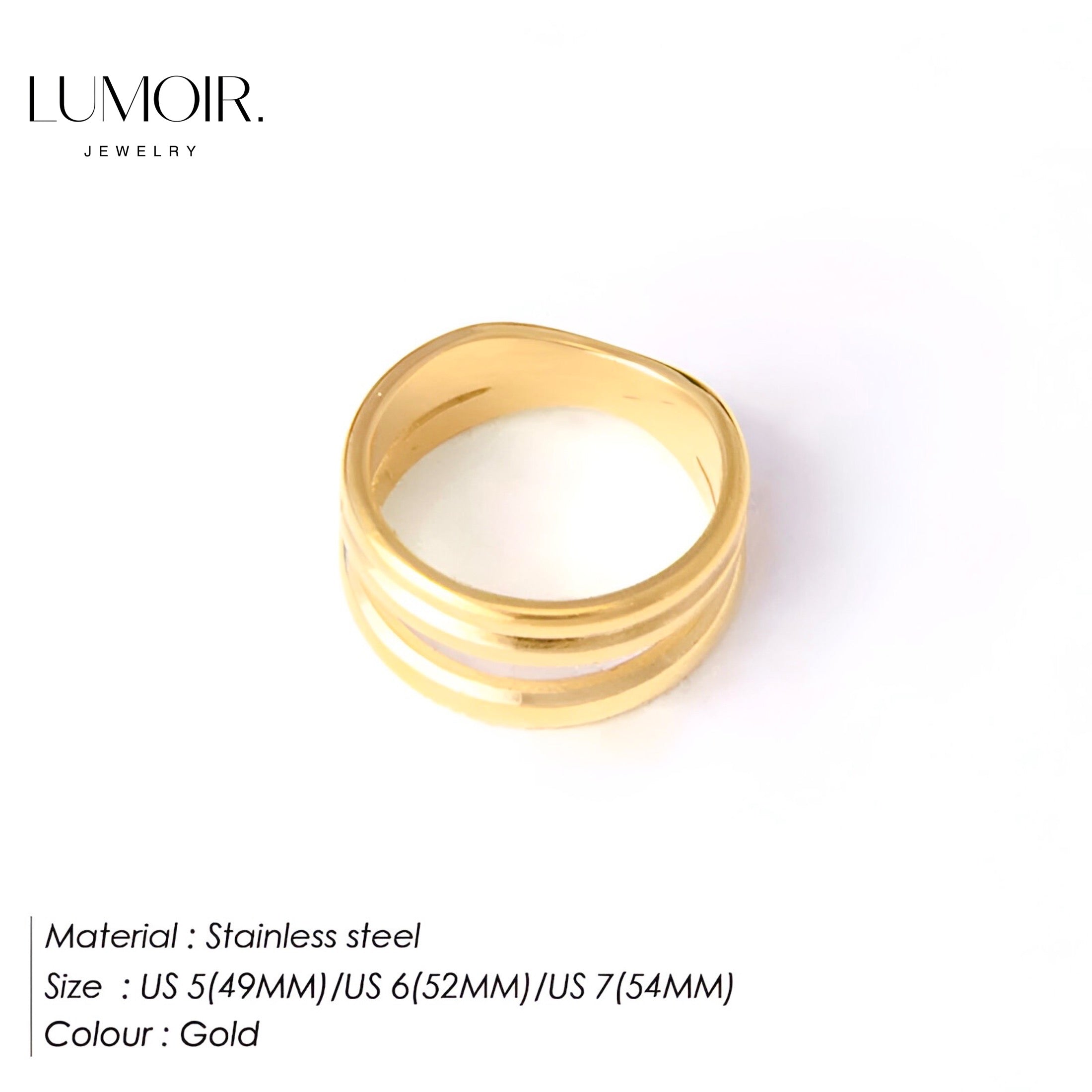 Stainless steel ring Lea