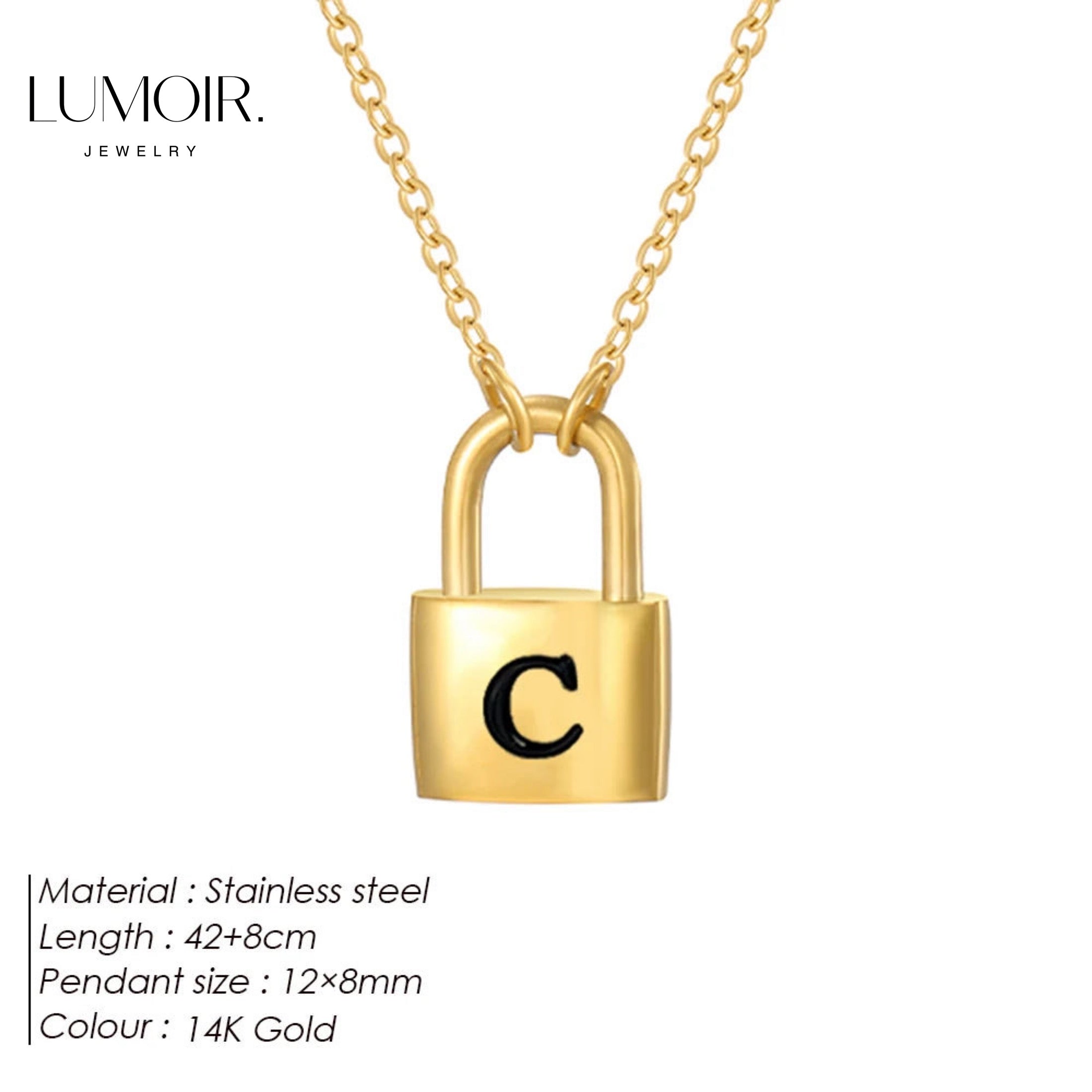 Personalized stainless steel necklace Sarah