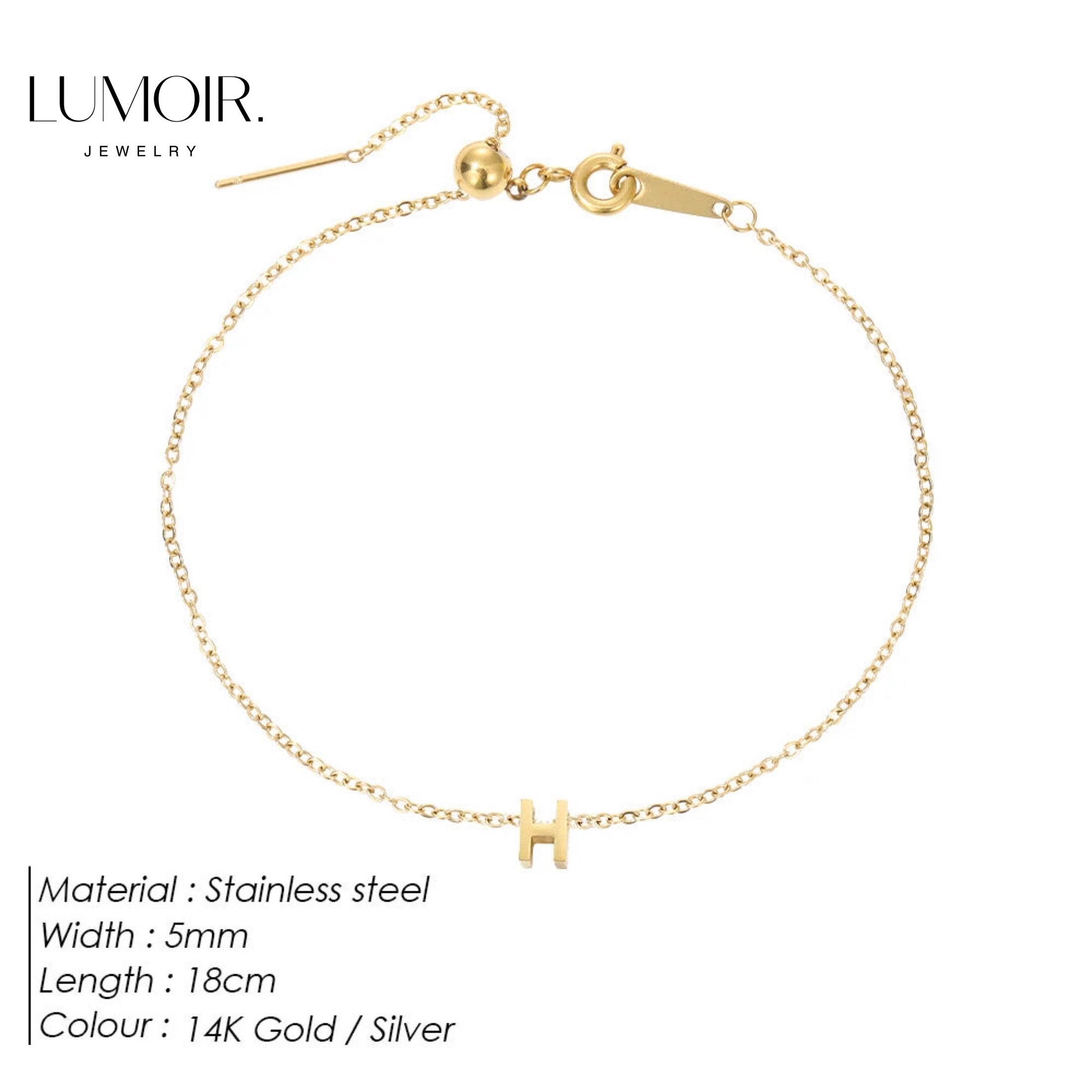 Personalized stainless steel bracelet Chloé