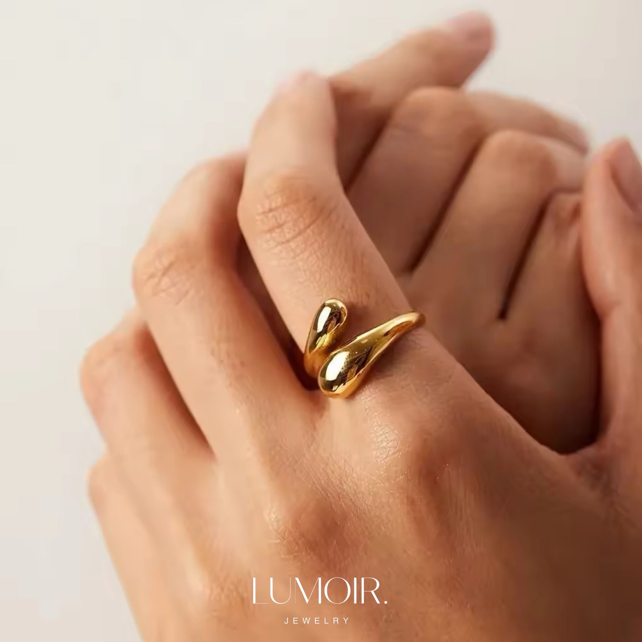 Stainless steel ring Anaïs