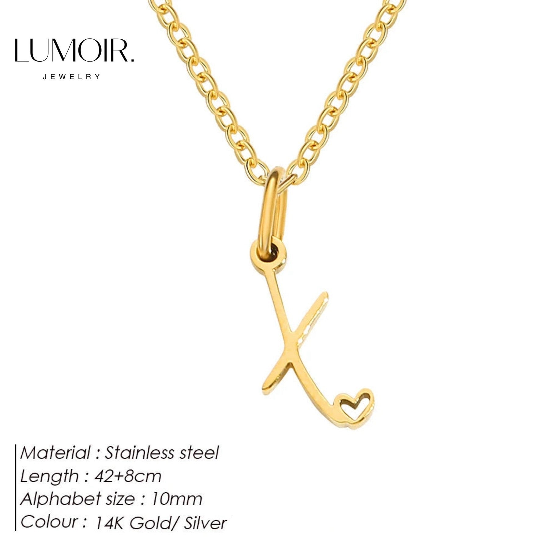 Personalized stainless steel necklace Venice