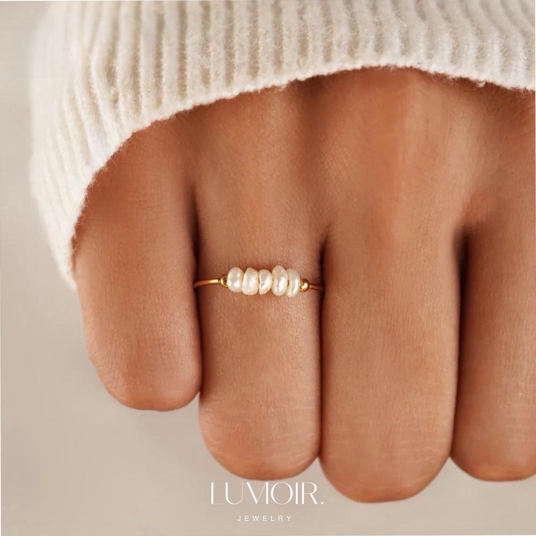 Nuria pearl ring