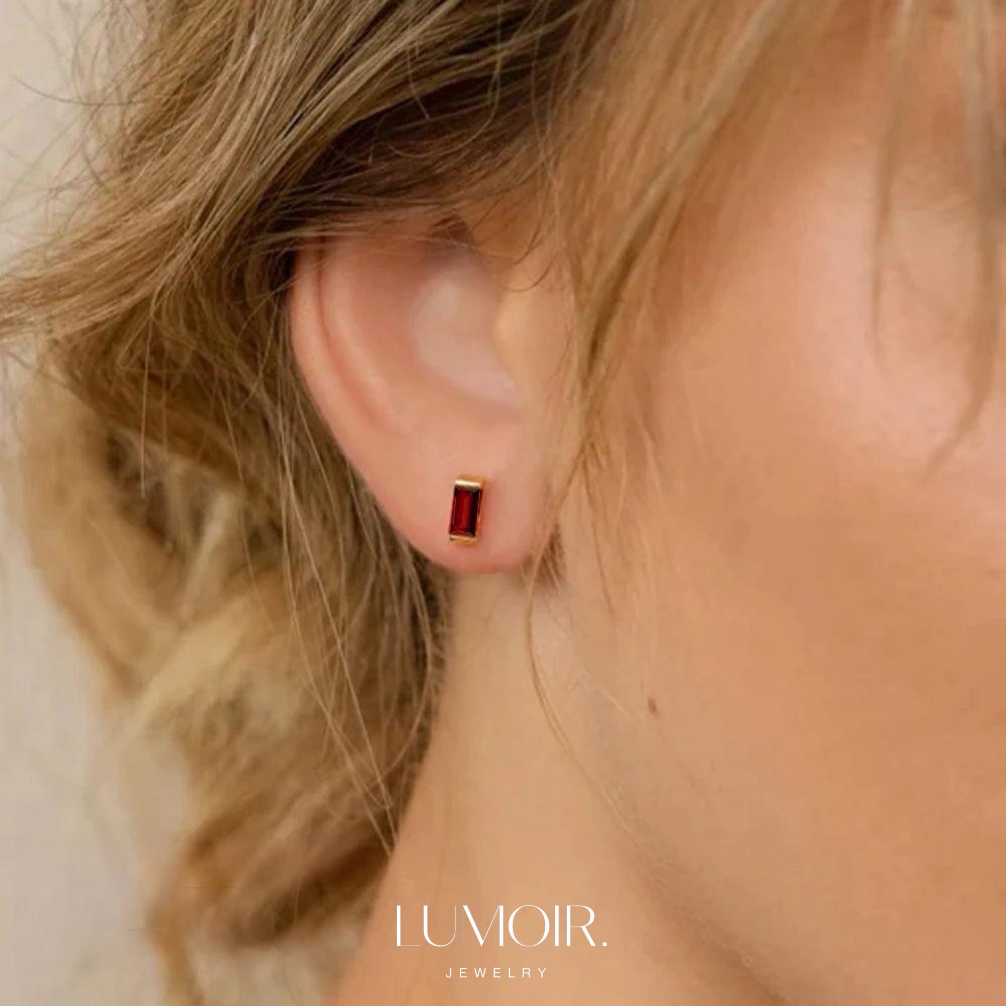 Birthstone earrings Lina