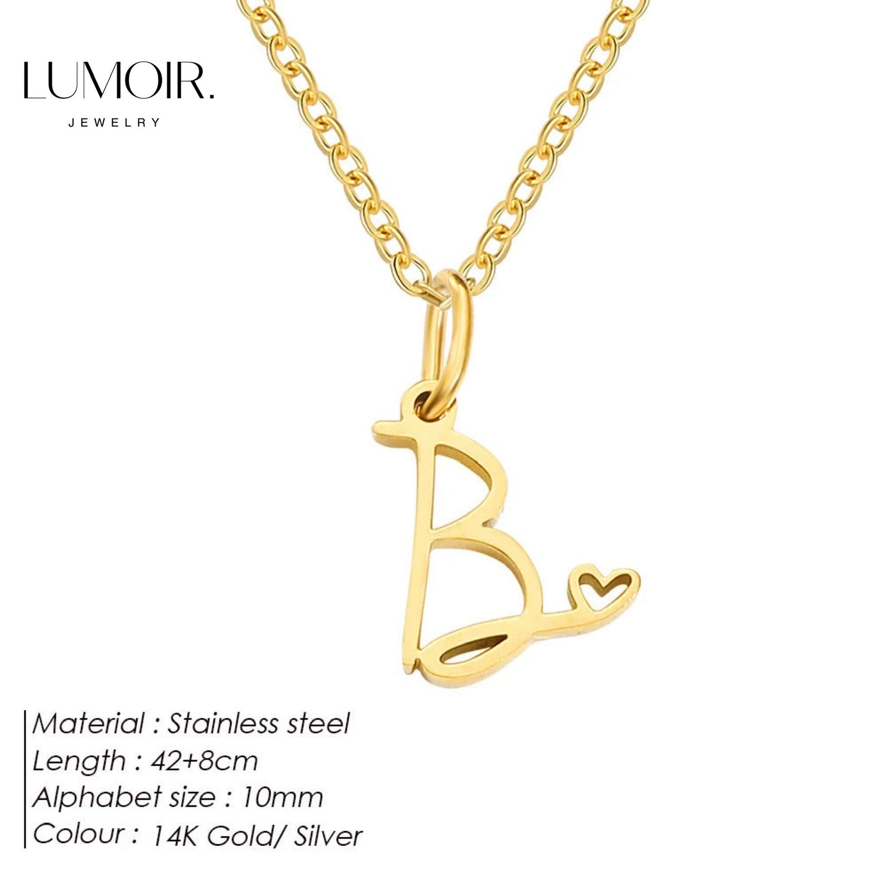 Personalized stainless steel necklace Venice