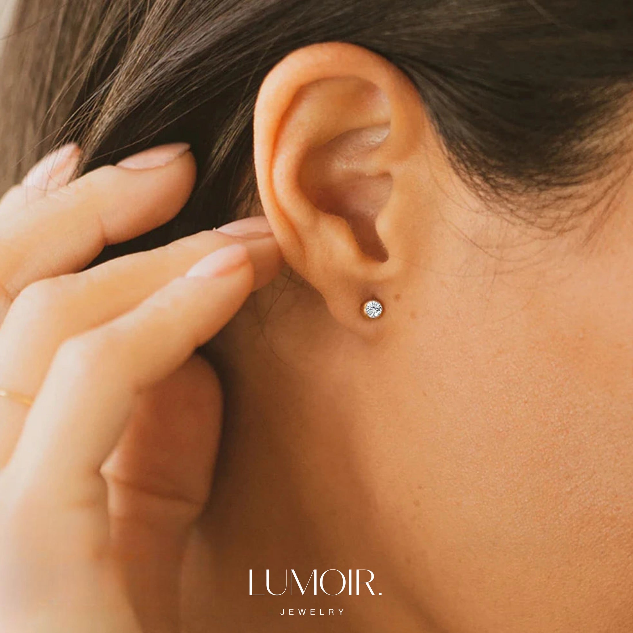 Dina birthstone earrings