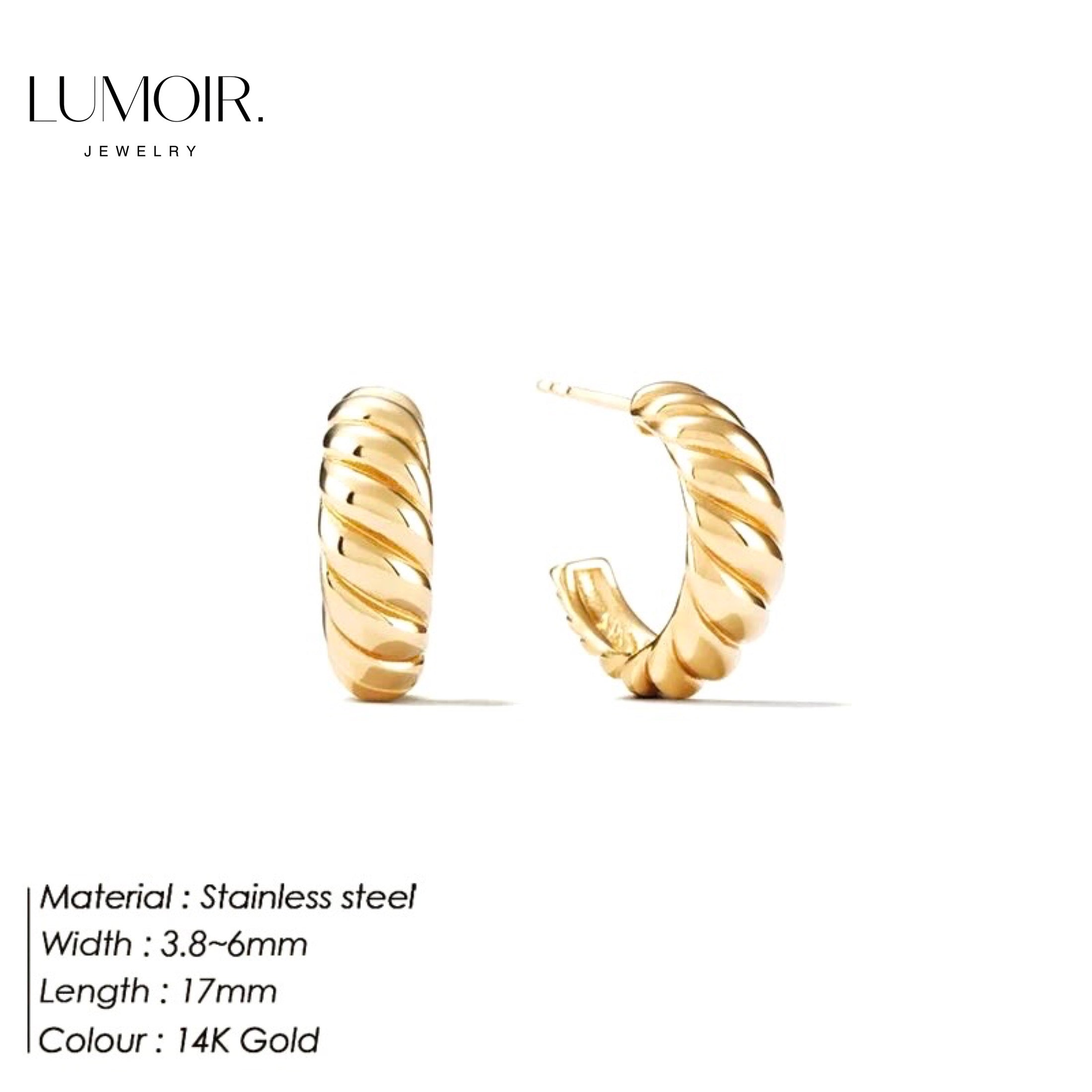 Kira stainless steel earring