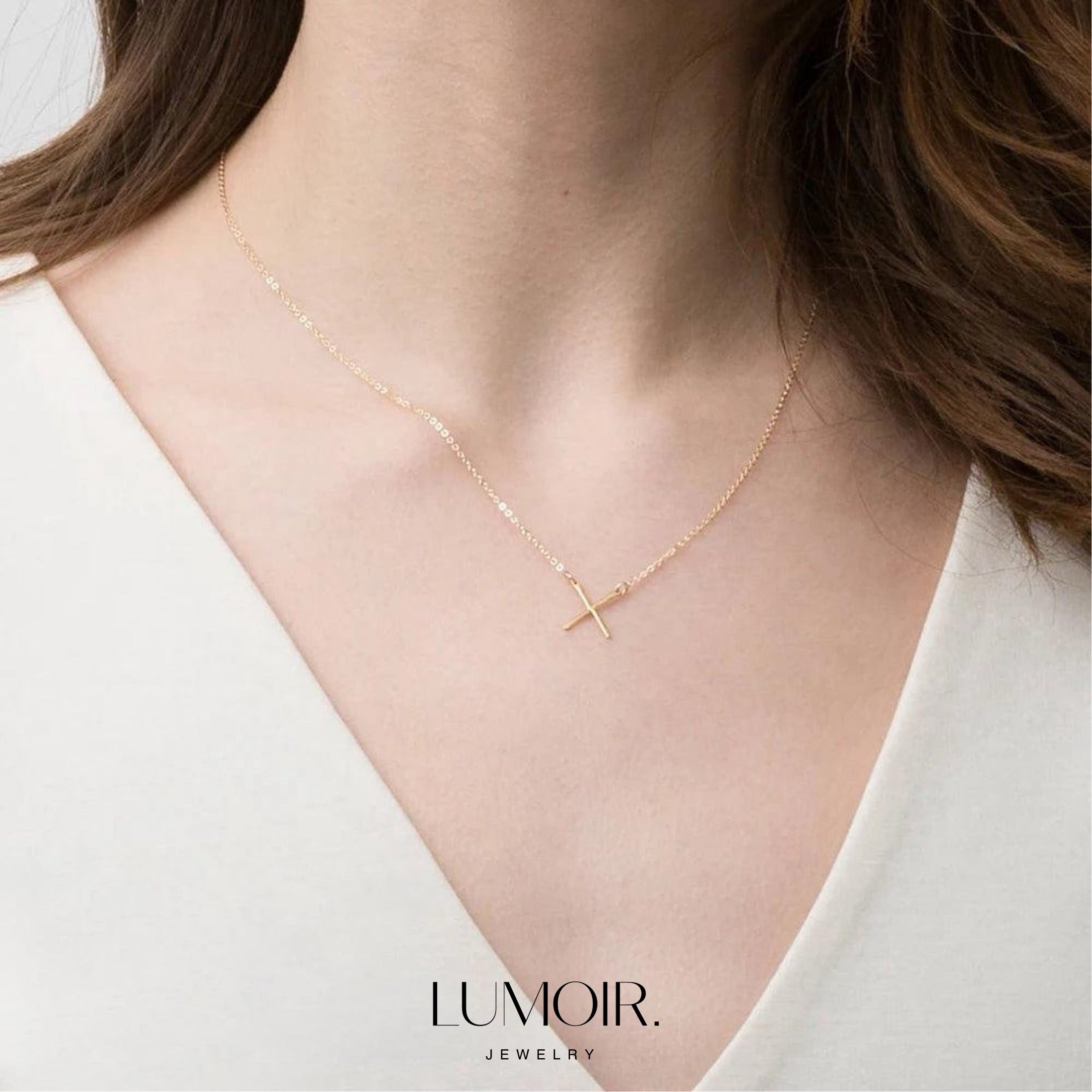 Stainless steel necklace Zenia