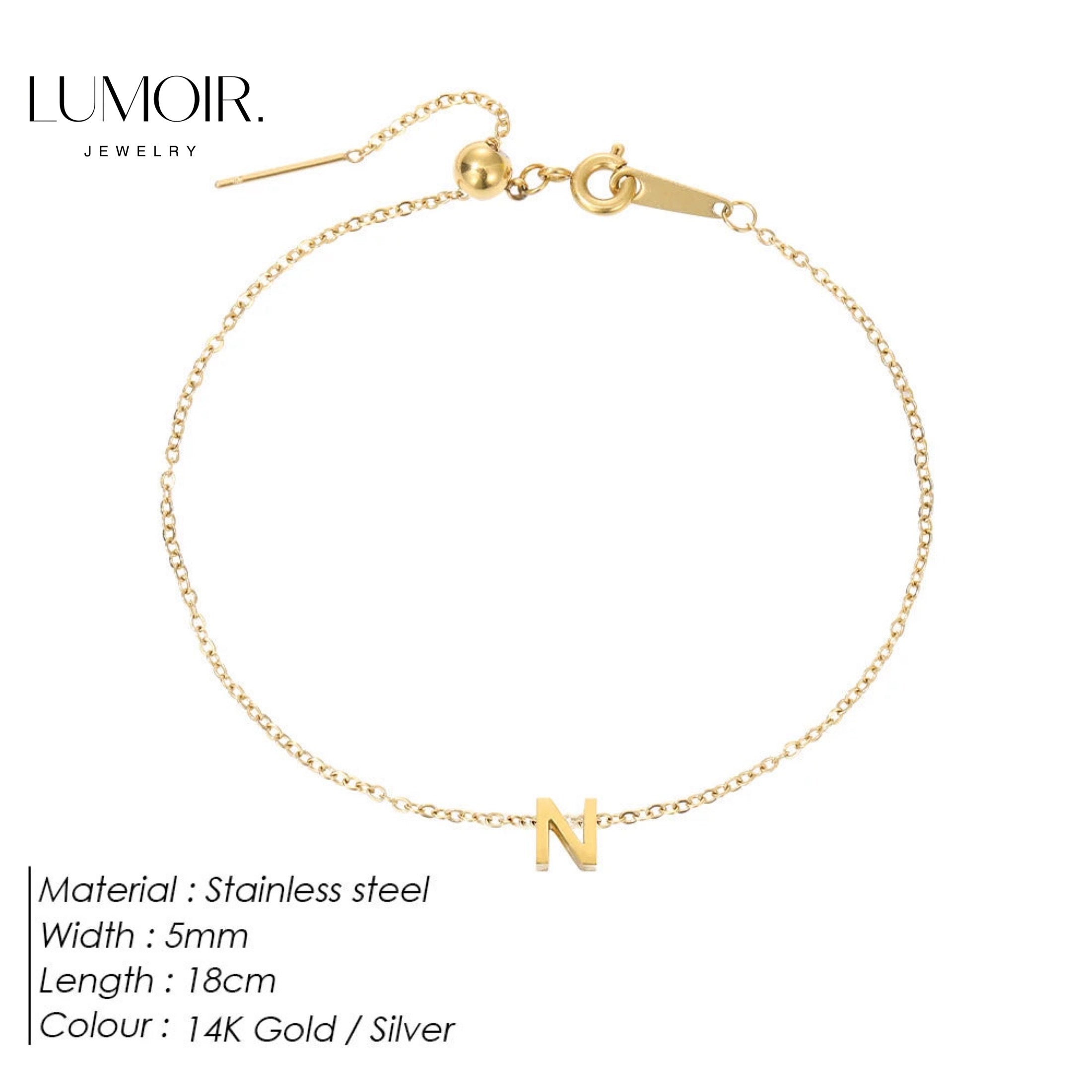 Personalized stainless steel bracelet Chloé