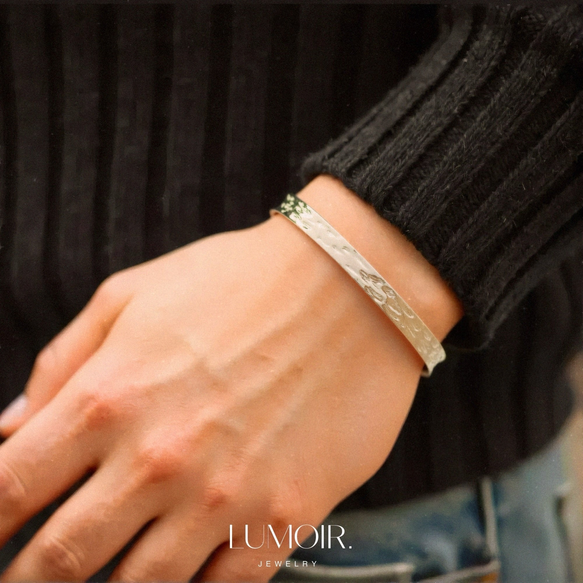 Stainless steel bangle Zeus