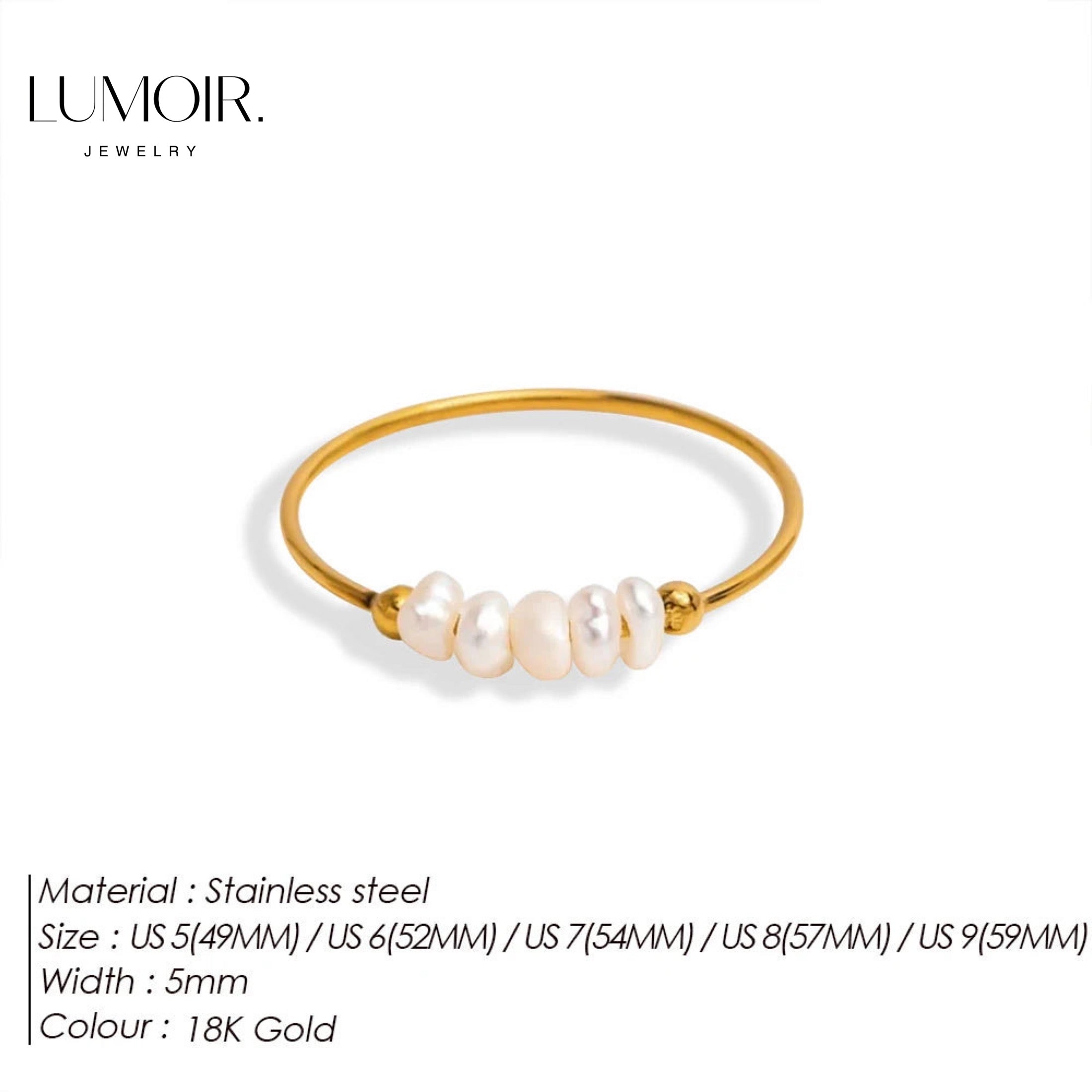 Nuria pearl ring