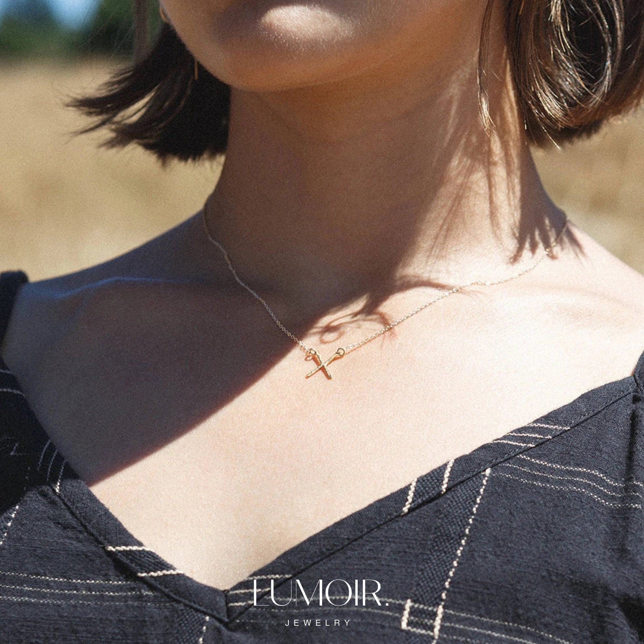 Stainless steel necklace Zenia