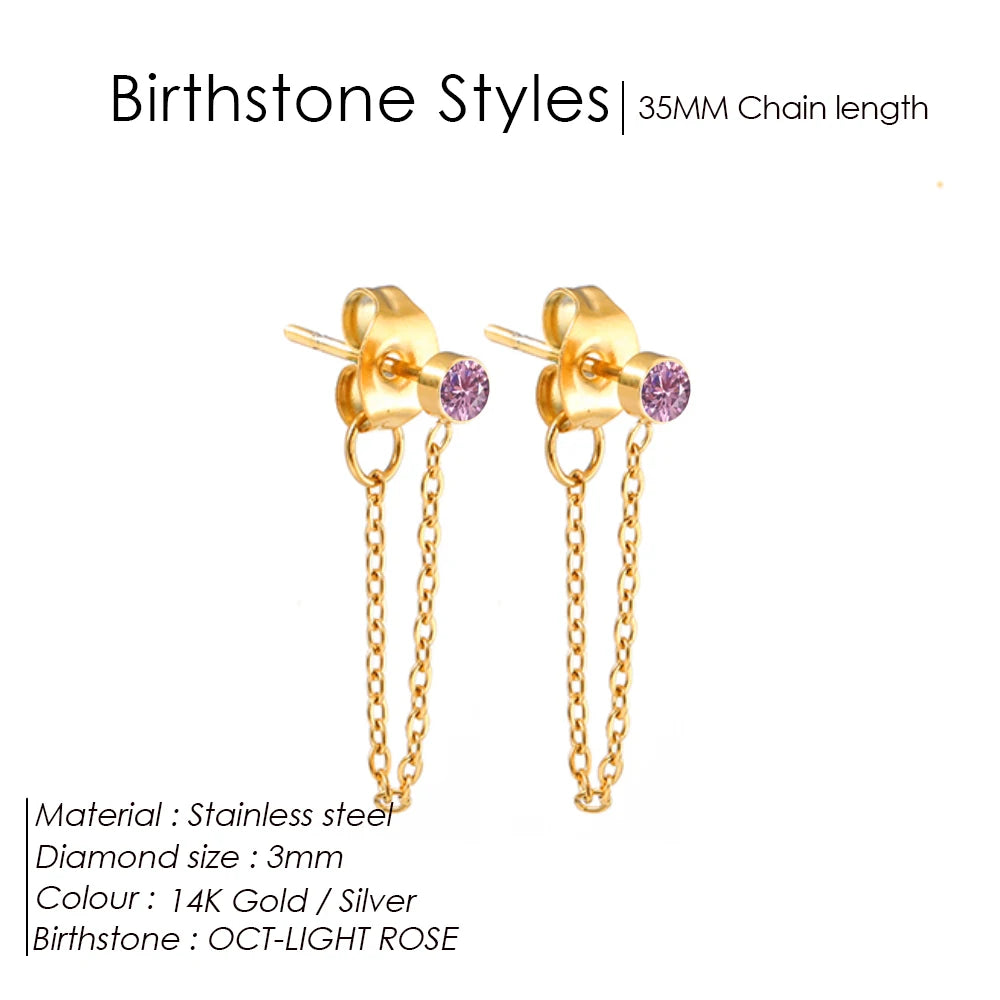 Birthstone earrings Yara