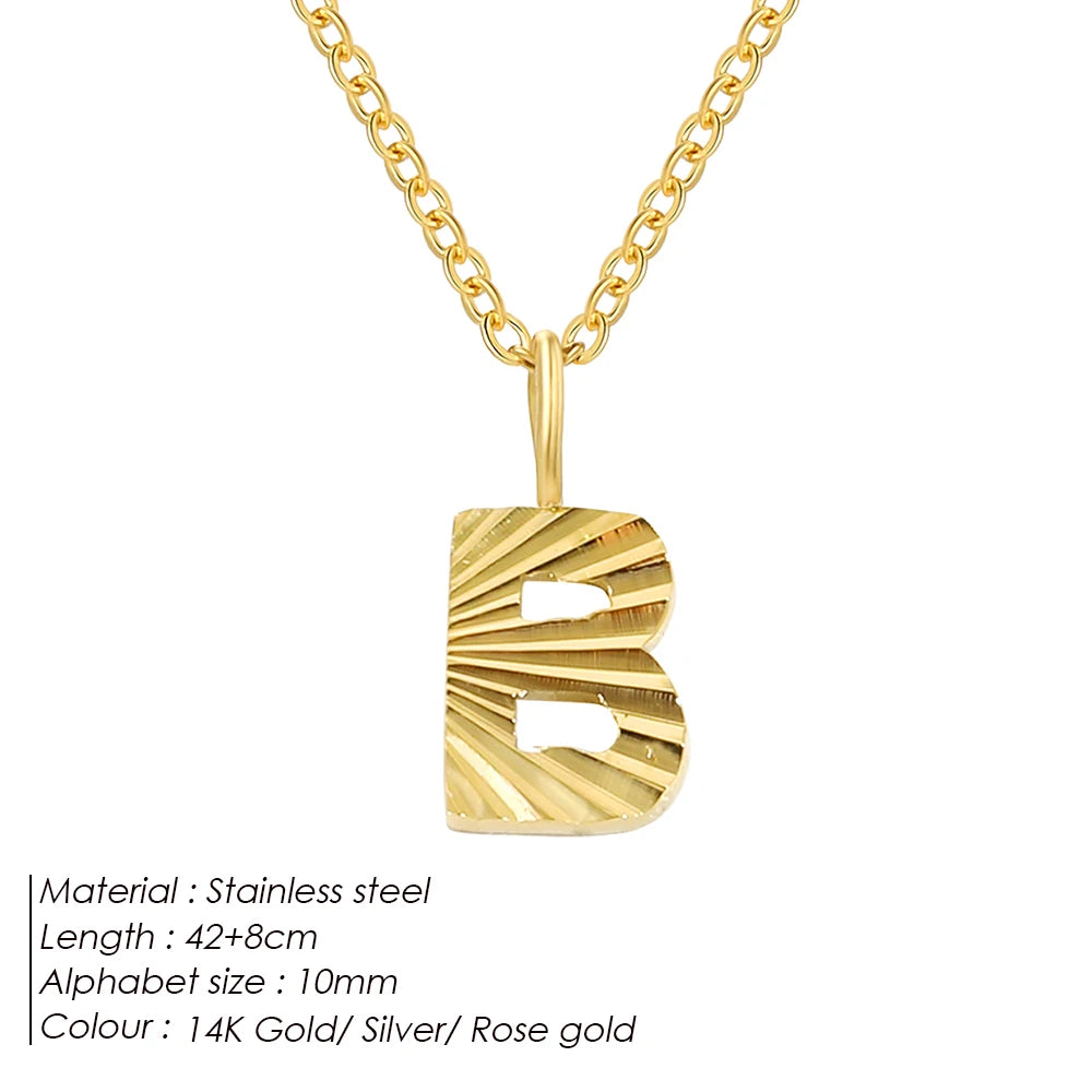 Personalized stainless steel necklace Corina