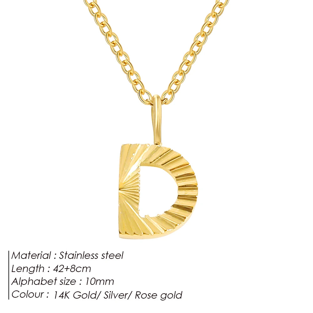 Personalized stainless steel necklace Corina