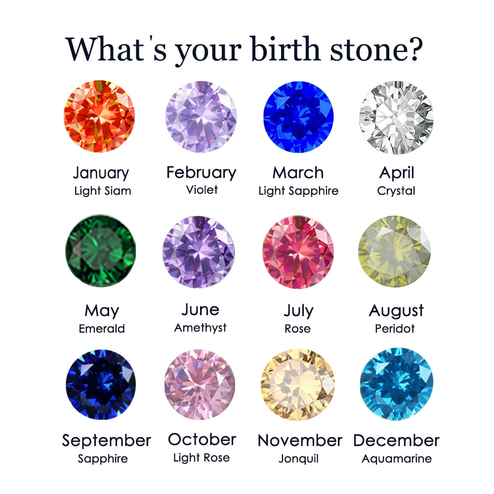 Birthstone necklace Elina