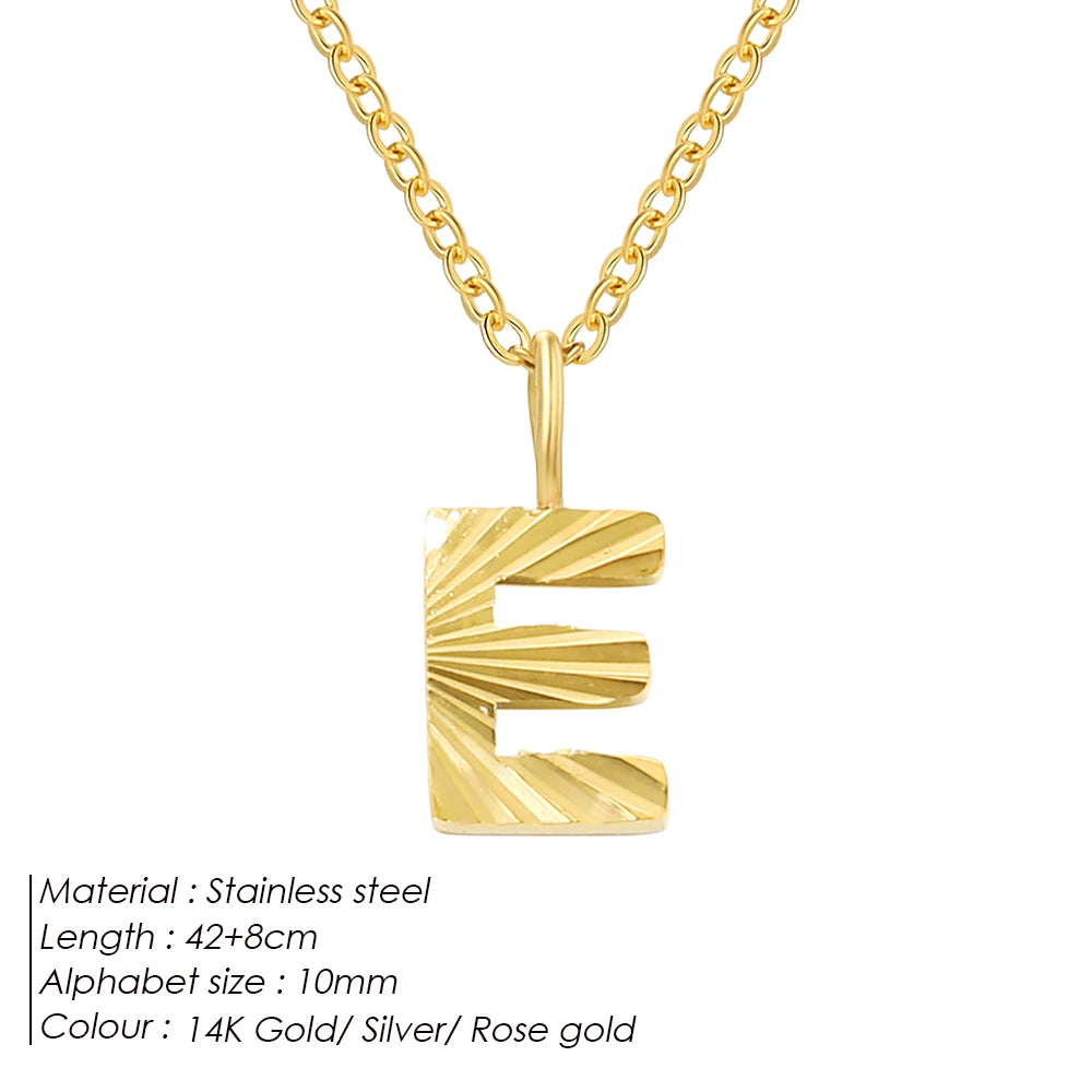 Personalized stainless steel necklace Corina
