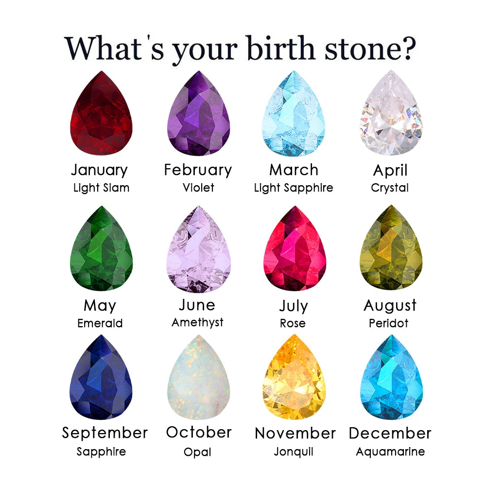 Birthstone necklace Conny