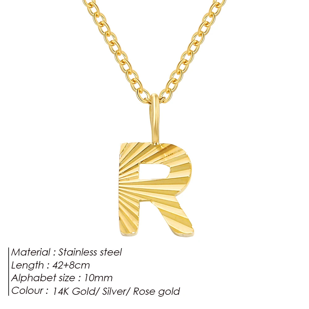 Personalized stainless steel necklace Corina