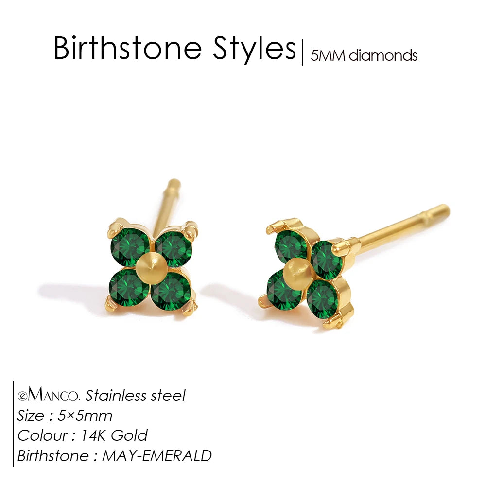 Birthstone earrings Rania